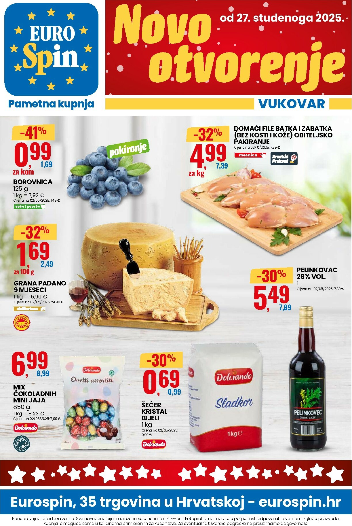 eurospin - Prelistajte katalog Eurospin - Otvorenje Vukovar, vrijedi od 27.11. do 02.12.