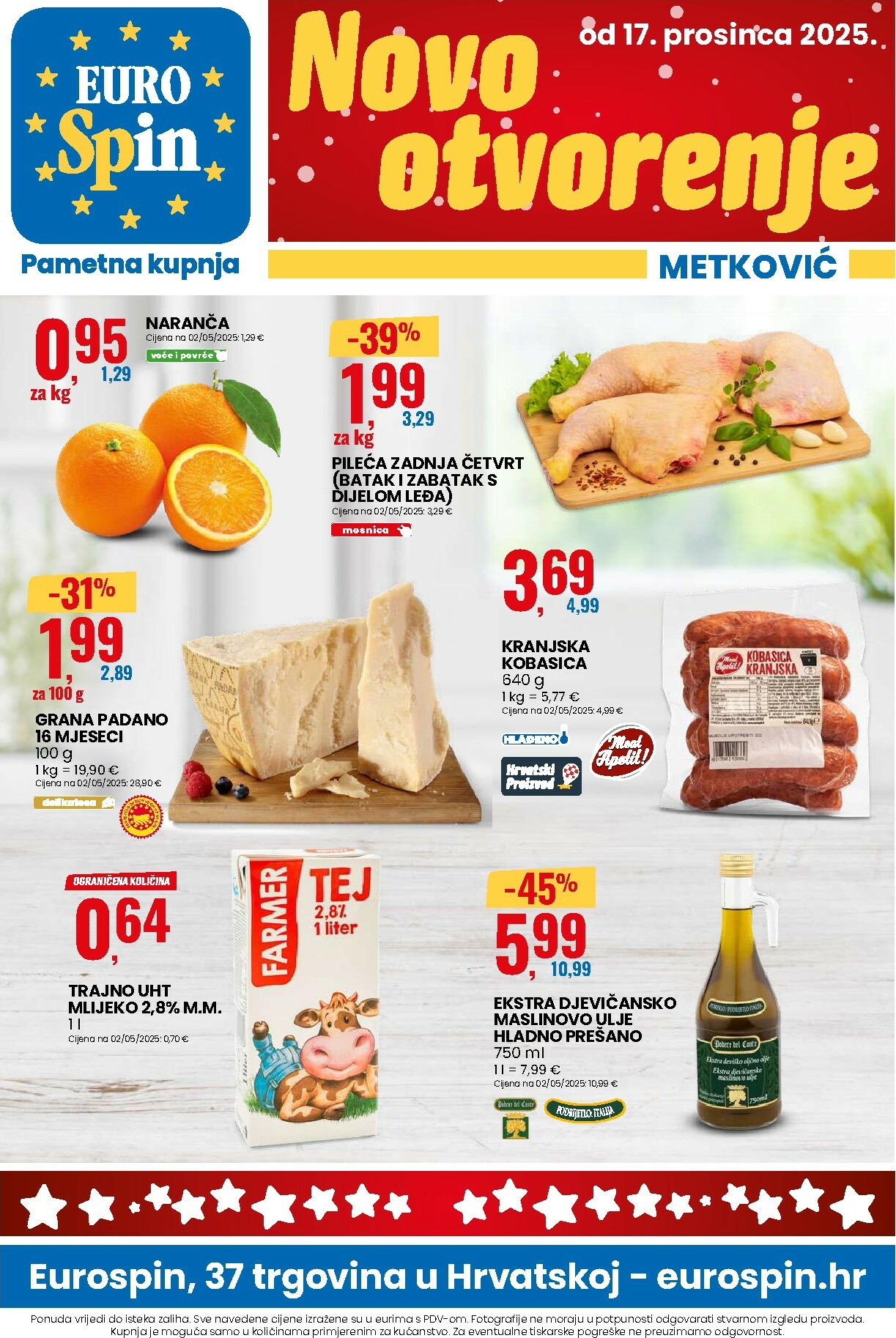 eurospin - Prelistajte katalog Eurospin - Otvorenje, Metković, vrijedi od 17.12. do 28.12.
