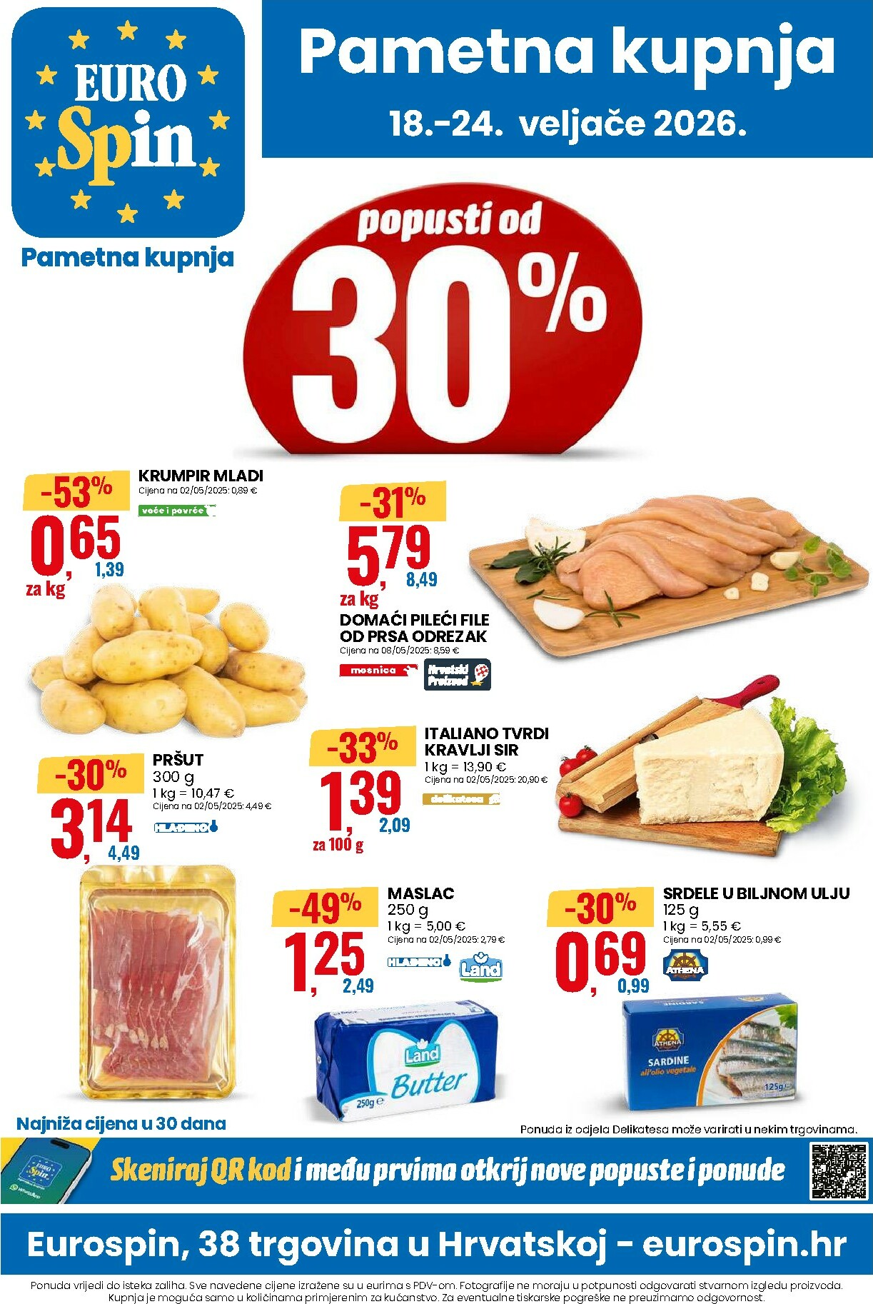 eurospin - Prelistajte katalog Eurospin - Popusti od 30%, vrijedi od 18.02.2026 do 24.02.2026