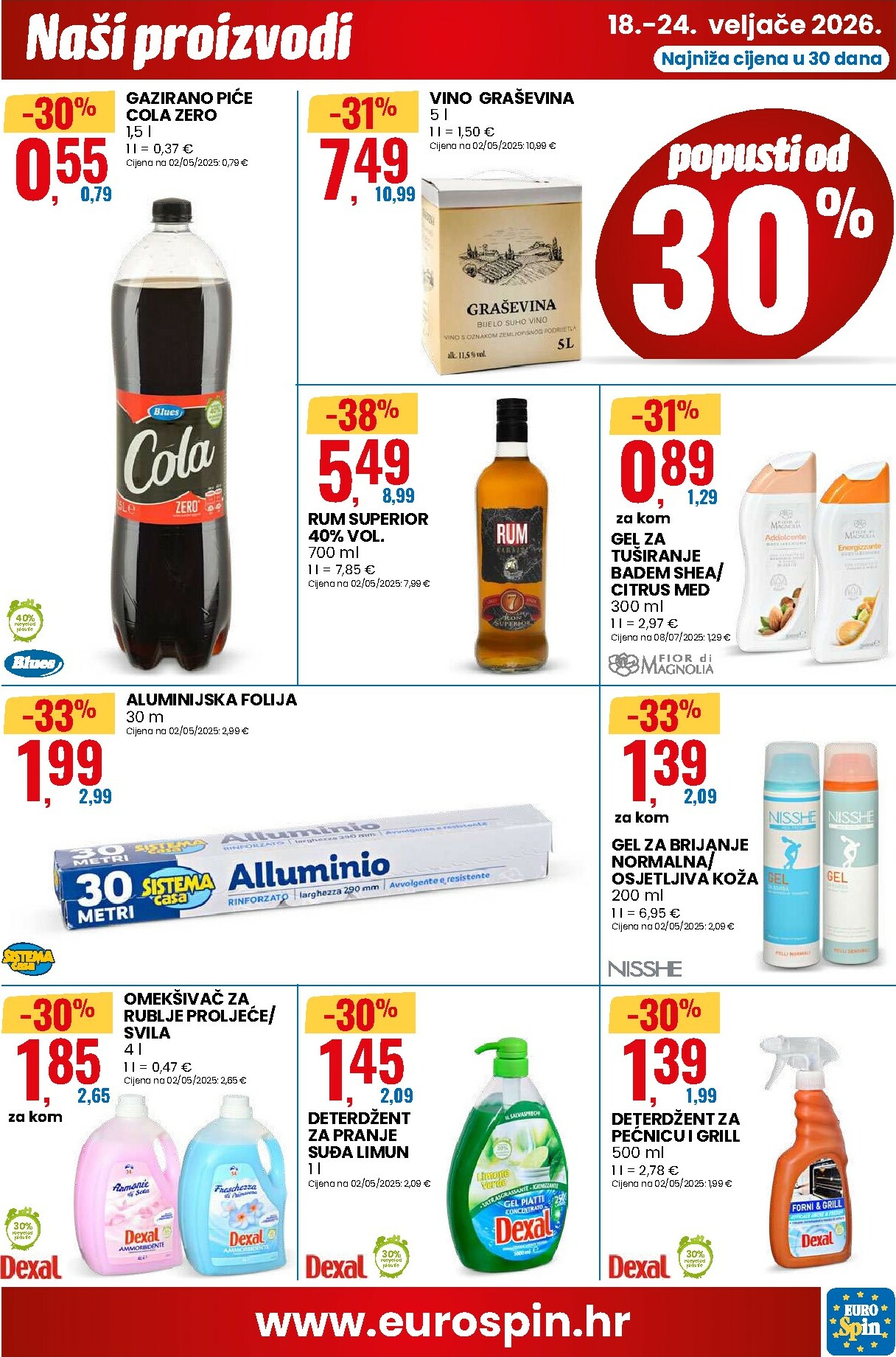 eurospin - Prelistajte katalog Eurospin - Popusti od 30%, vrijedi od 18.02.2026 do 24.02.2026 - page: 5