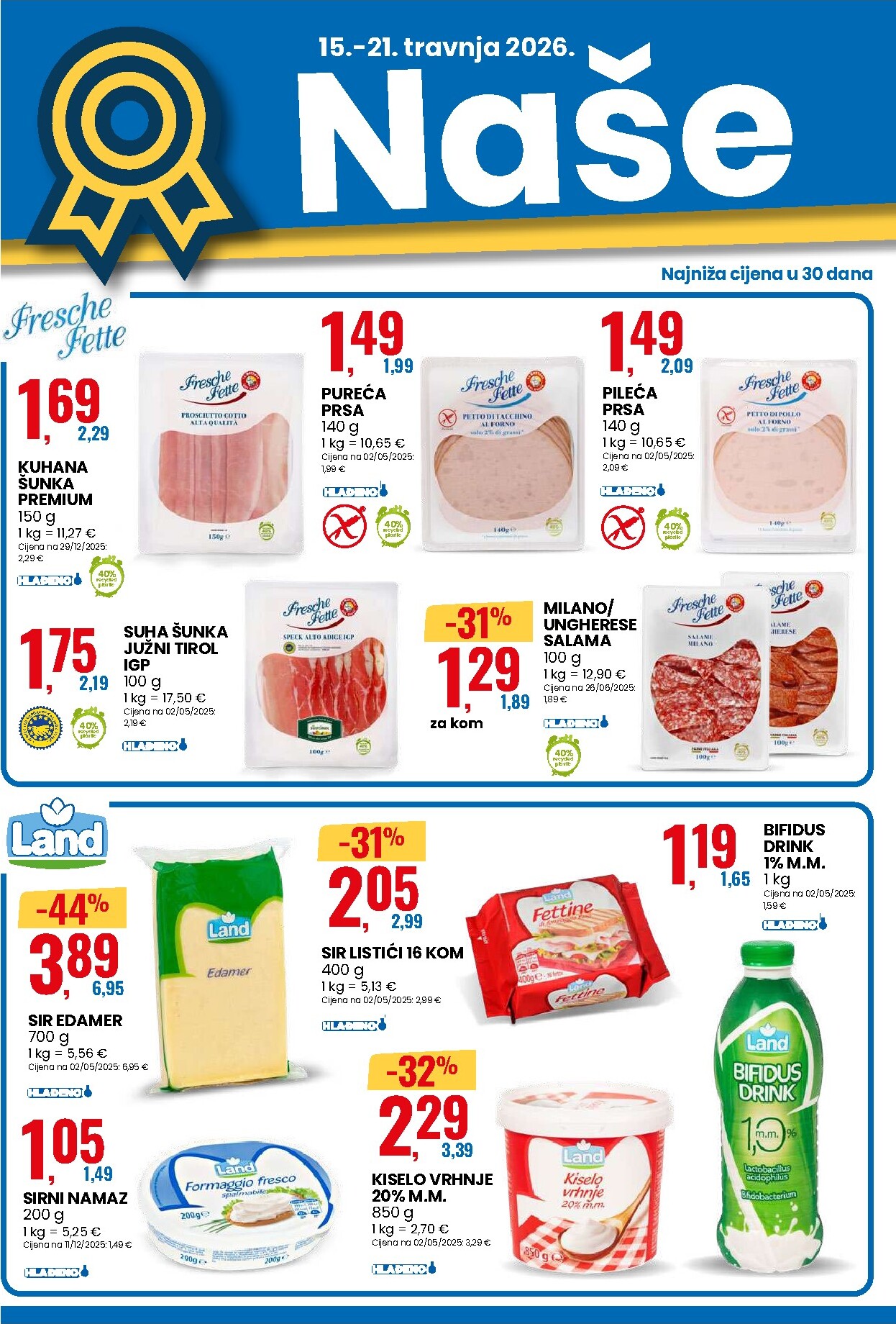 eurospin - Eurospin letak za sljedeći tjedan od srijede 15.04.2026 do utorka 21.04.2026 - page: 2
