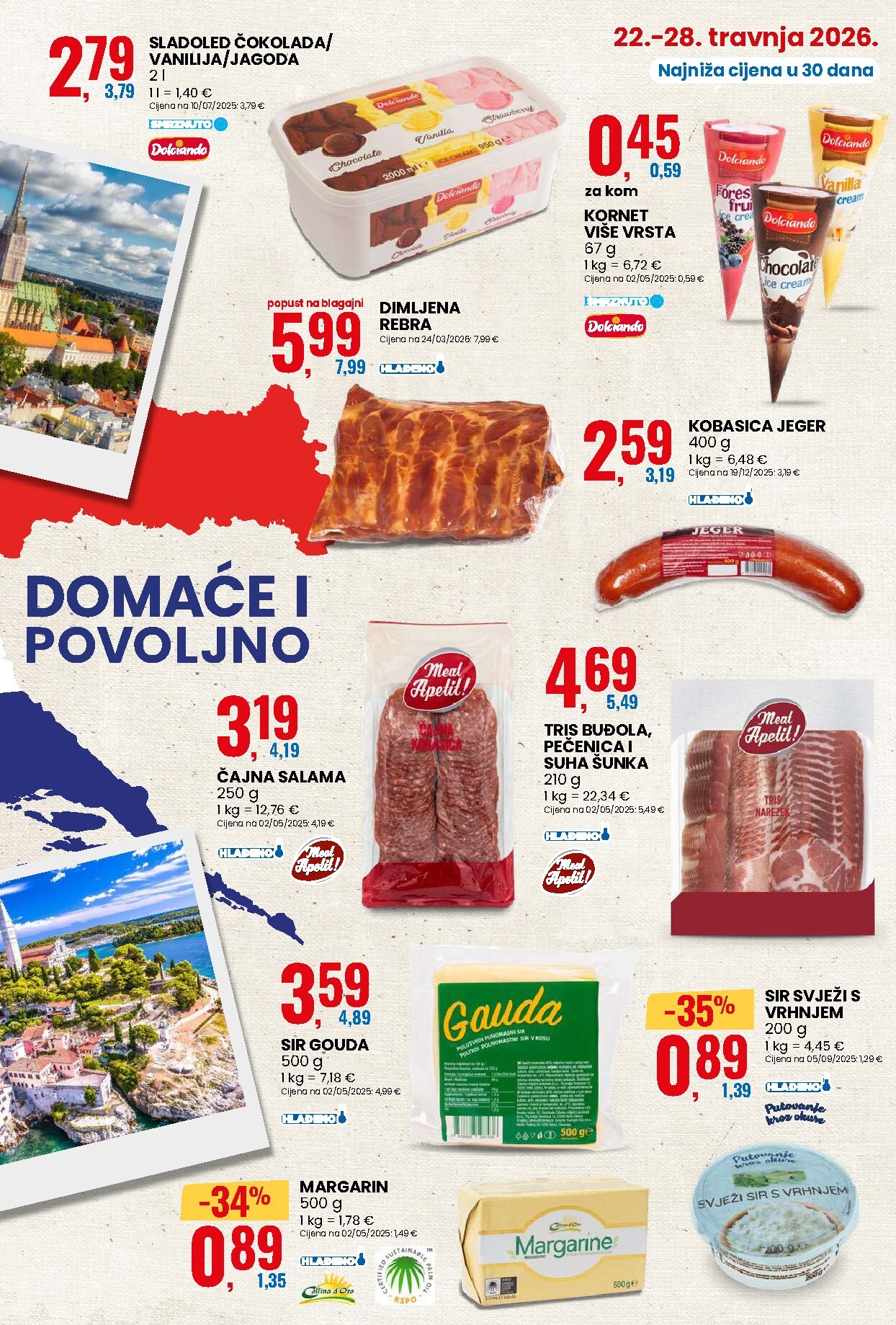 eurospin - Budući Eurospin - Domaće i povoljno letak vrijedi od srijede 22.04.2026 do utorka 28.04.2026 - page: 3