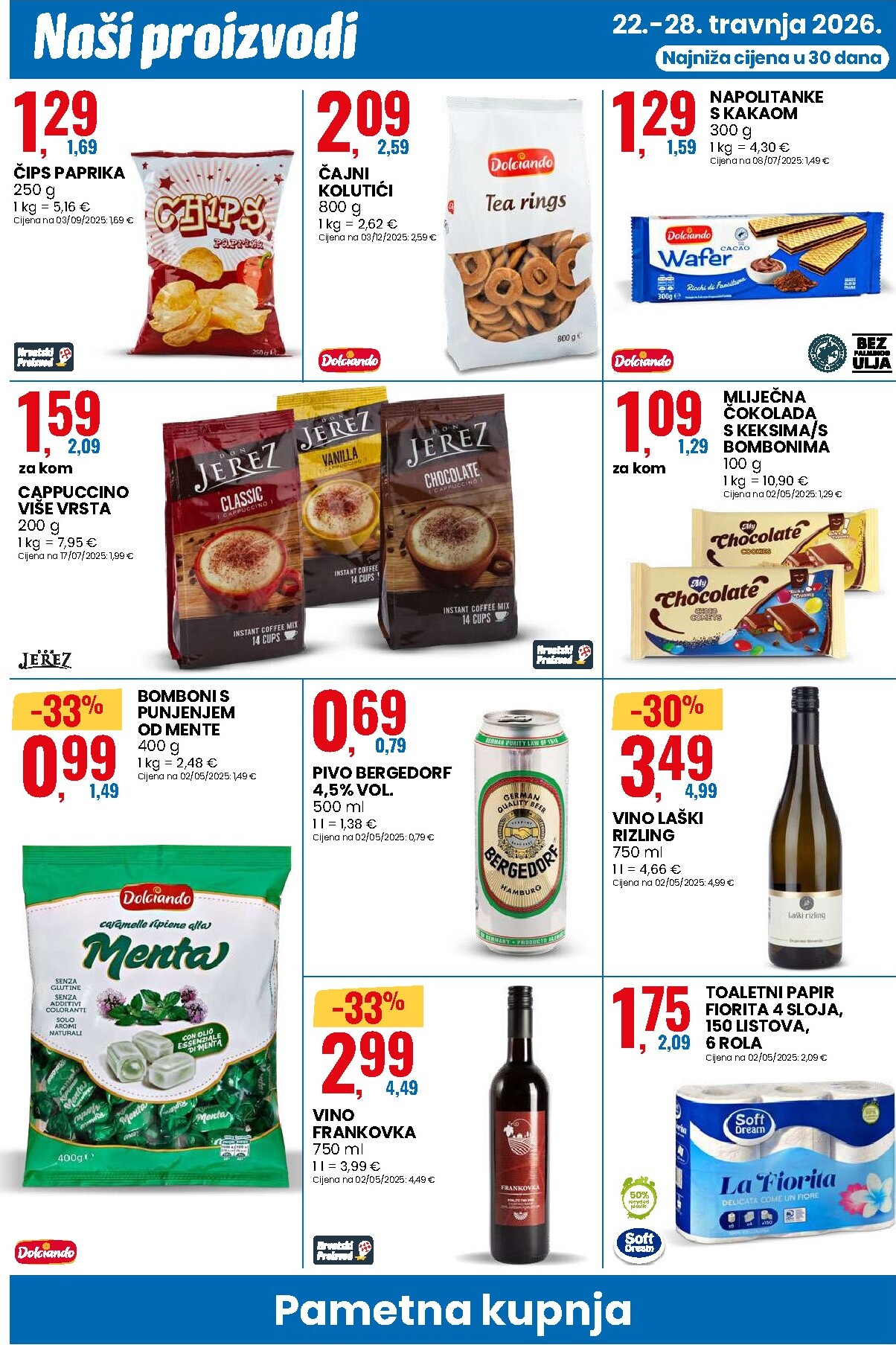 eurospin - Budući Eurospin - Domaće i povoljno letak vrijedi od srijede 22.04.2026 do utorka 28.04.2026 - page: 12