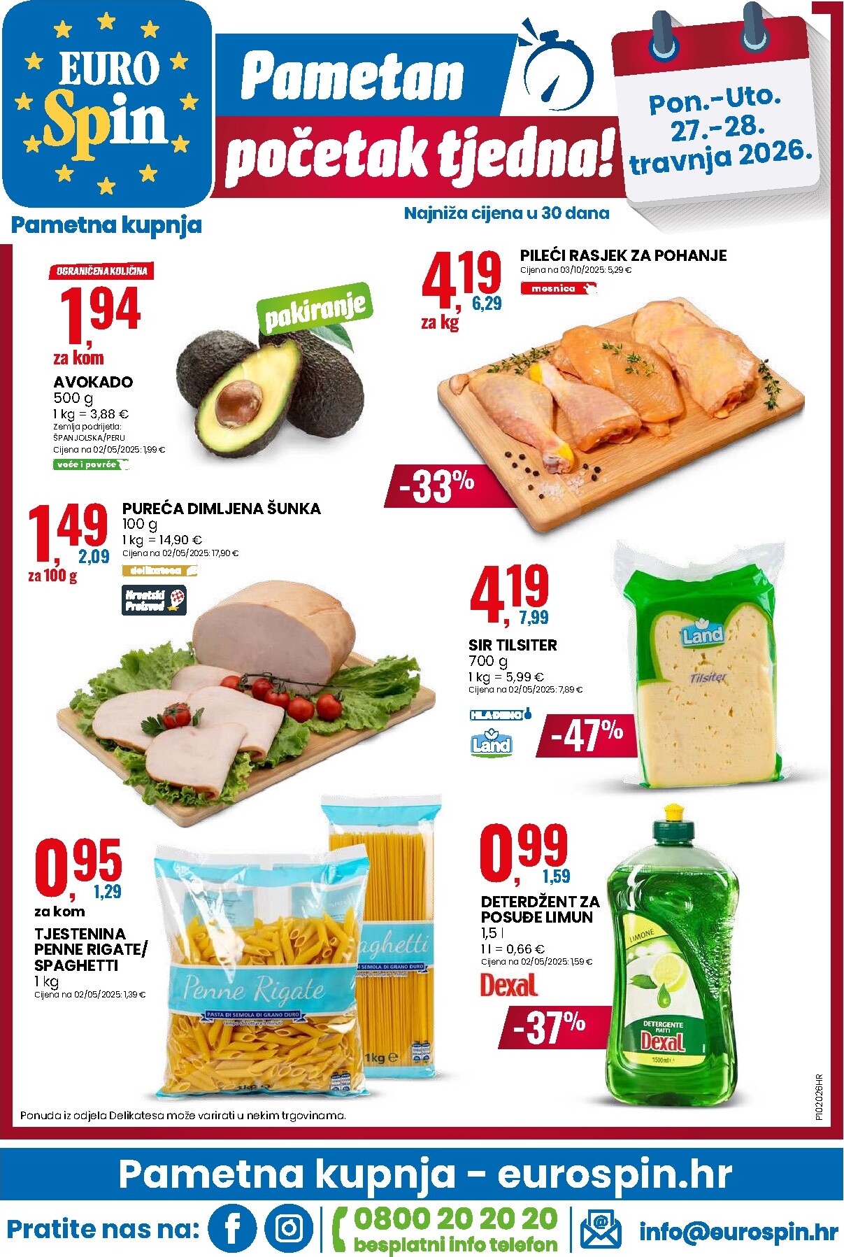eurospin - Budući Eurospin - Domaće i povoljno letak vrijedi od srijede 22.04.2026 do utorka 28.04.2026 - page: 16