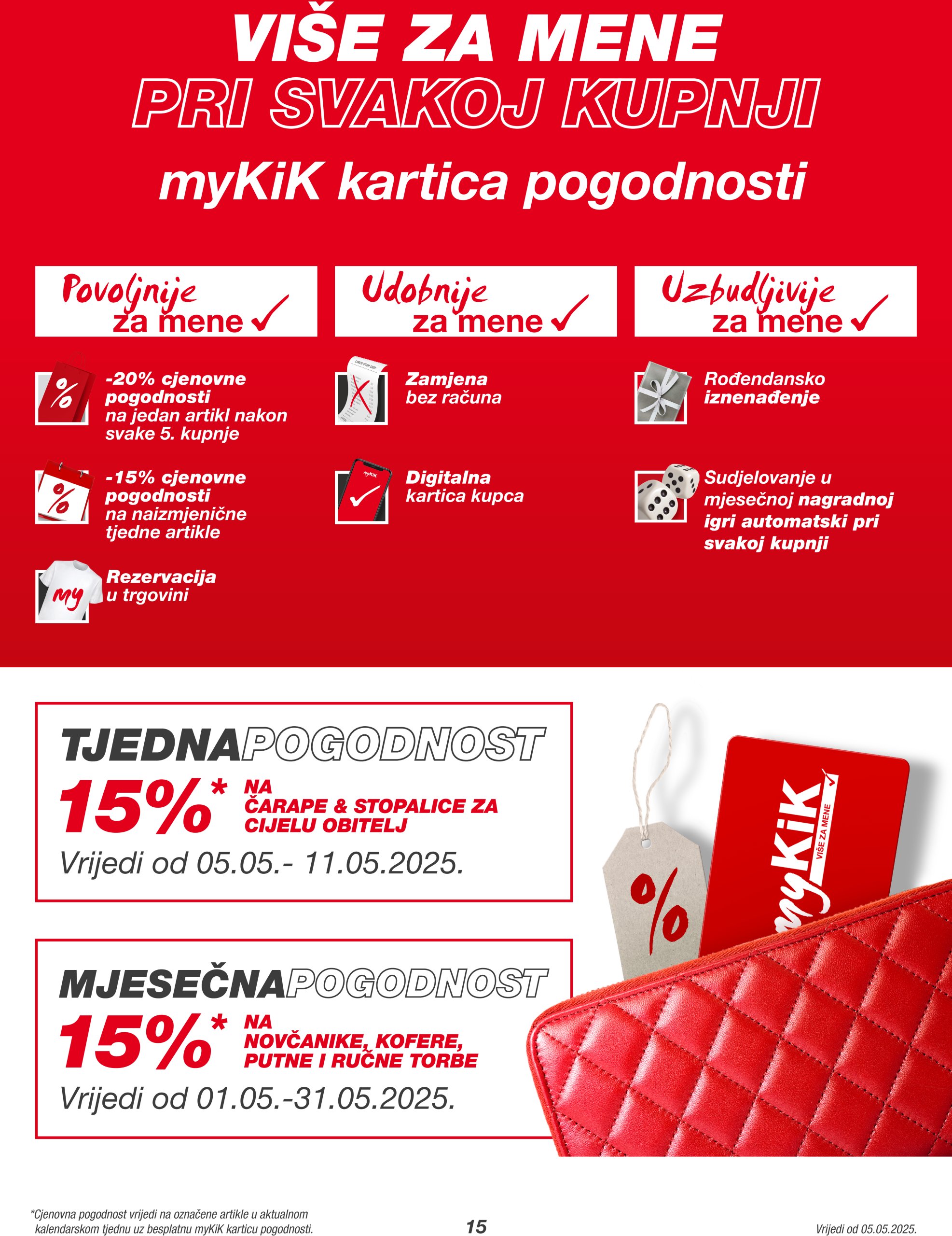 kik - KiK katalog vrijedi od 05.05. do 01.06. - page: 15