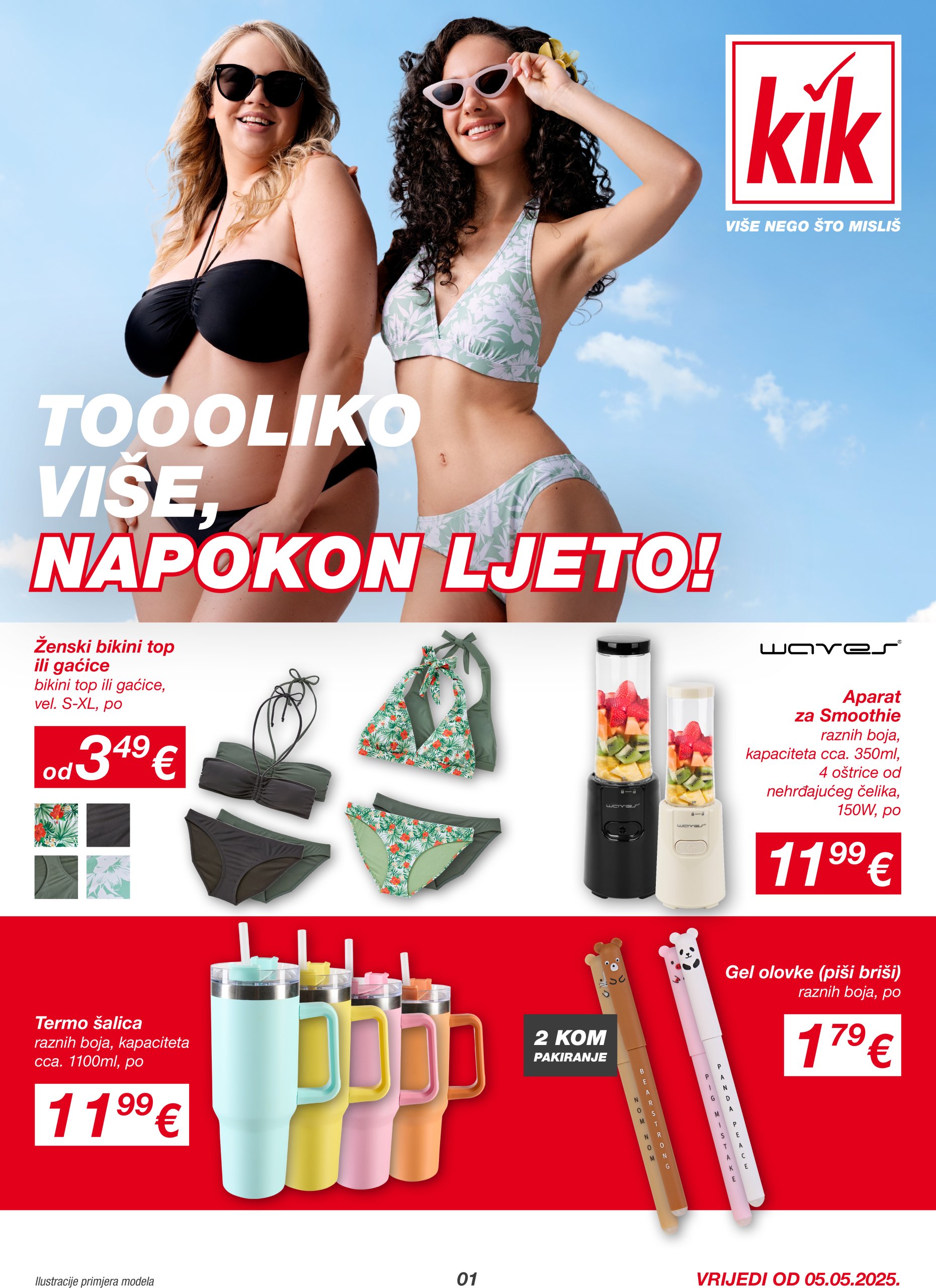 kik - KiK katalog vrijedi od 05.05. do 01.06. - page: 1