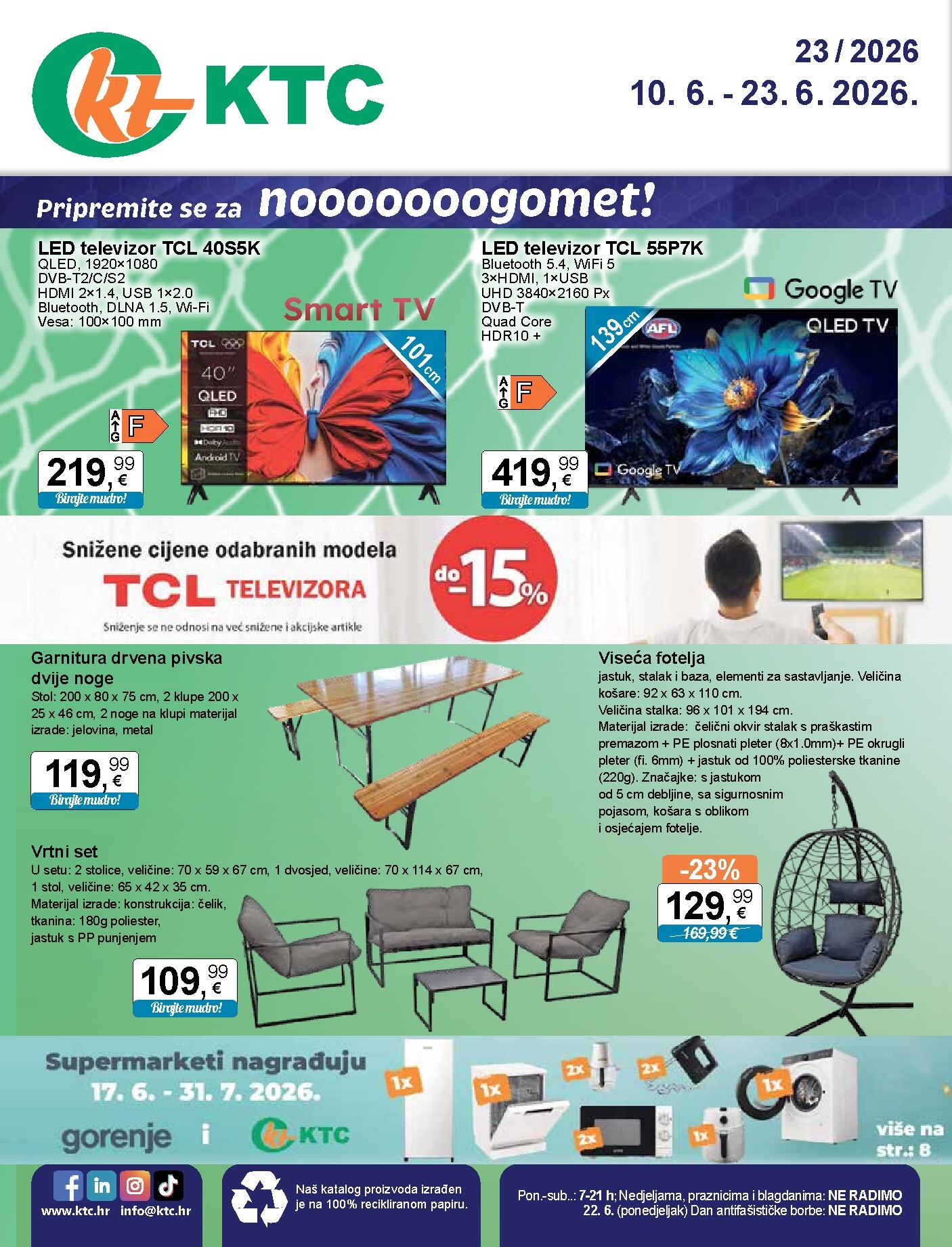 ktc - Novi KTC - Tehnika I Posuđe katalog od srijede, 10.06.2026 do utorka, 23.06.2026
