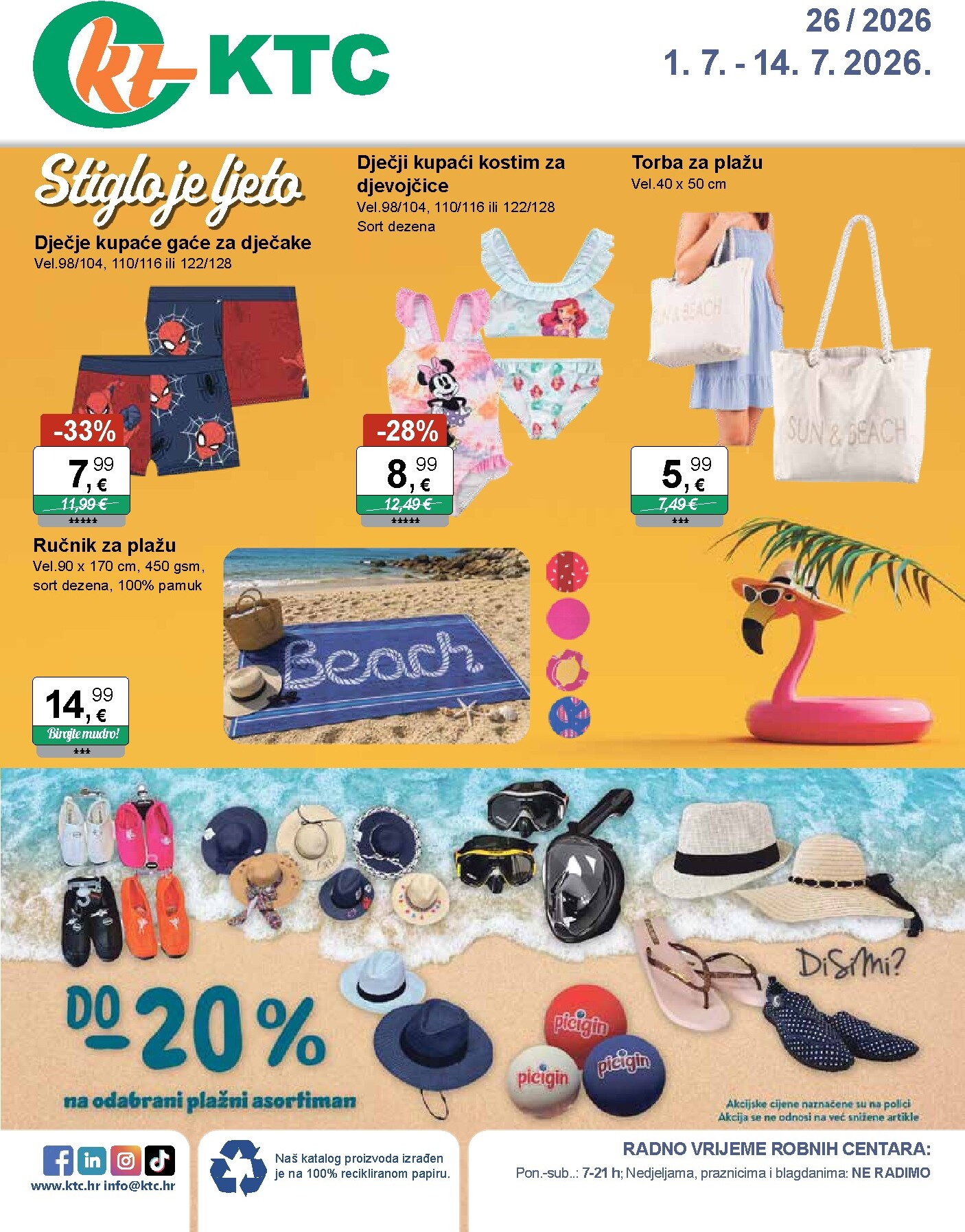 ktc - Novi KTC - Igračke i Tekstil katalog od srijede, 01.07.2026 do utorka, 14.07.2026