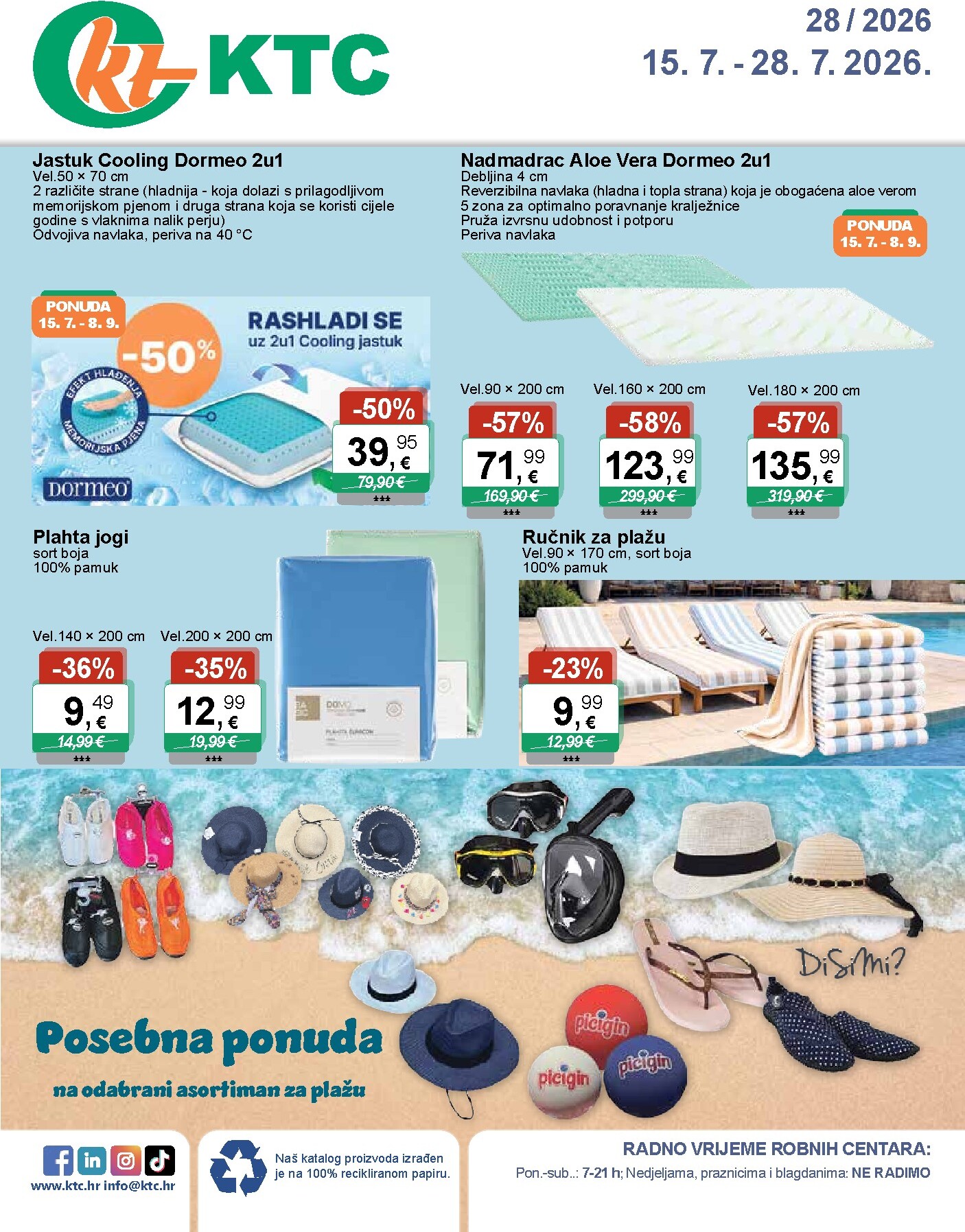 ktc - Novi KTC - Igračke i Tekstil katalog od srijede, 15.07.2026 do utorka, 28.07.2026