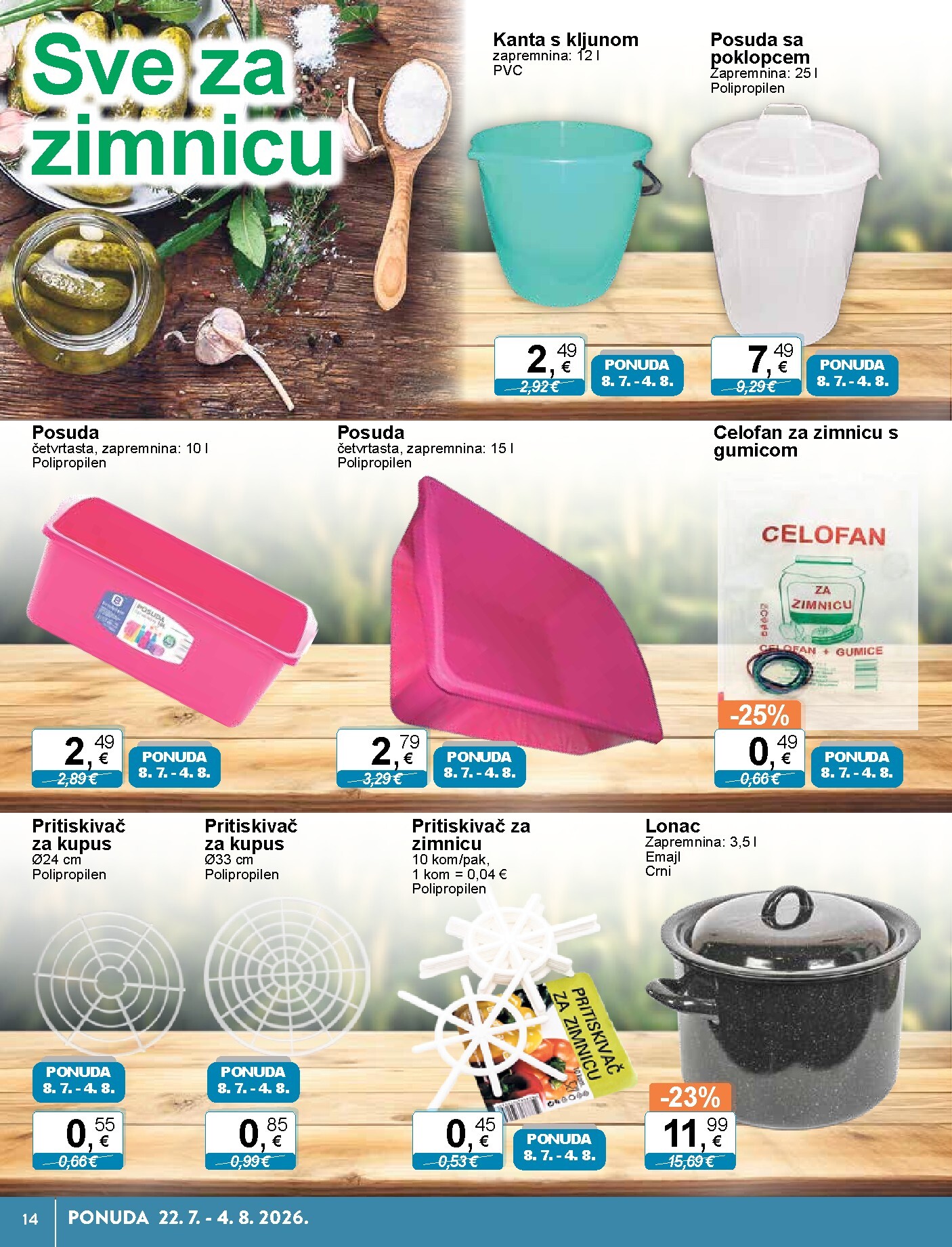 ktc - Novi KTC - Tehnika I Posuđe katalog od srijede, 22.07.2026 do utorka, 04.08.2026 - page: 14