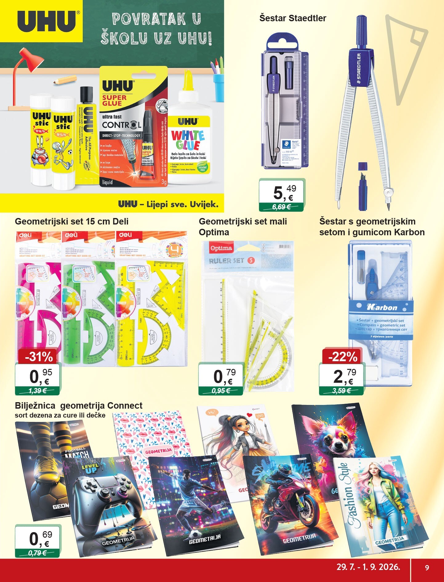 ktc - Novi KTC - Sve za Početak Škole katalog od srijede, 29.07.2026 do subote, 01.08.2026 - page: 9