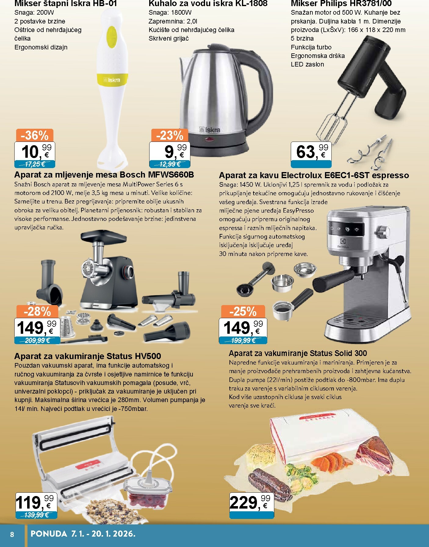 ktc - Prelistajte katalog KTC - Tehnika i posude, vrijedi od 07.01. do 20.01. - page: 8