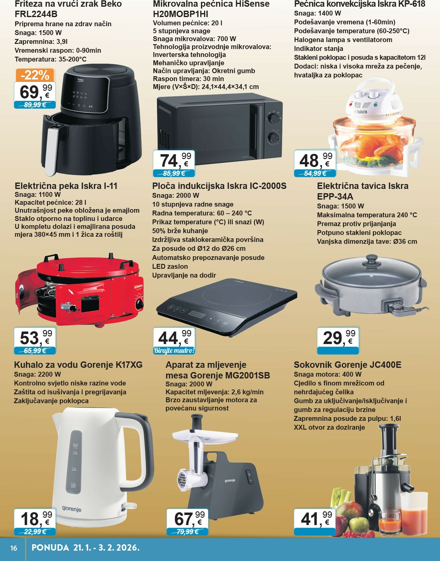 ktc - Prelistajte katalog KTC - Tehnika I Posuđe, vrijedi od 21.01. do 03.02. - page: 13