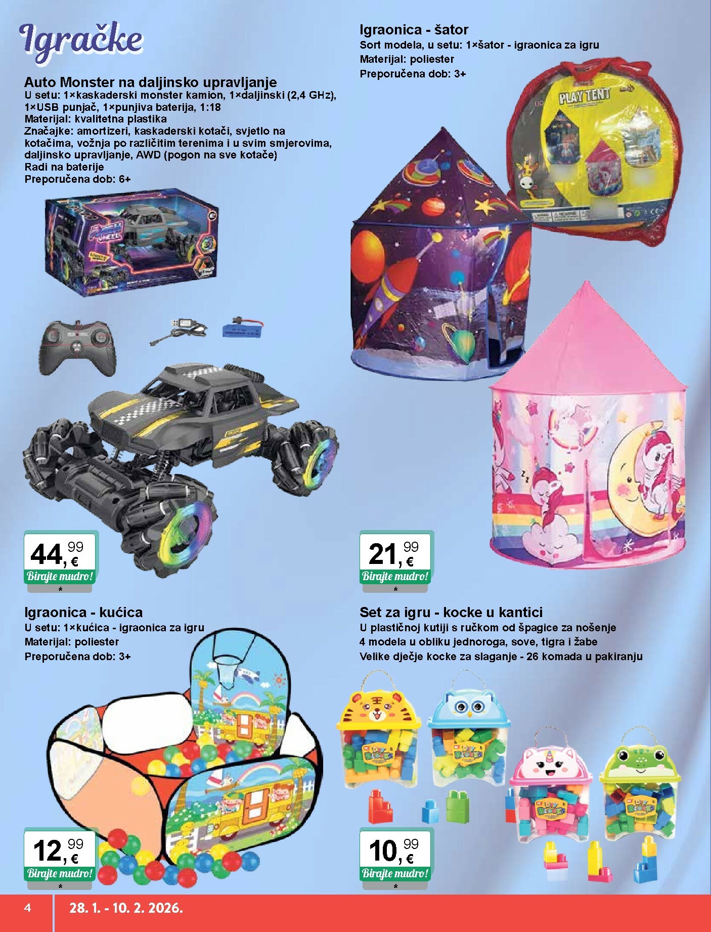 ktc - Prelistajte katalog KTC - Igračke i Tekstil, vrijedi od 28.01. do 10.02. - page: 4