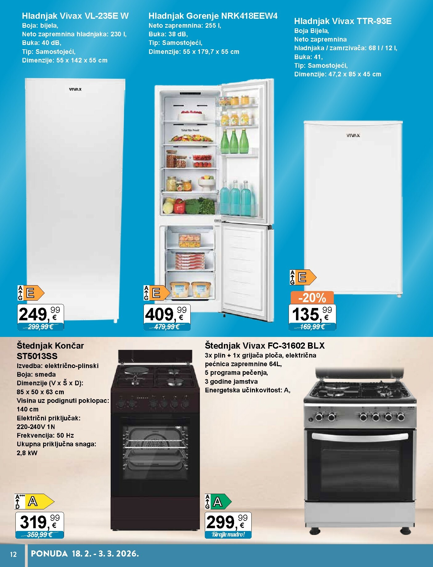 ktc - Prelistajte katalog KTC - Tehnika I Posuđe, vrijedi od 18.02.2026 do 03.03.2026 - page: 12