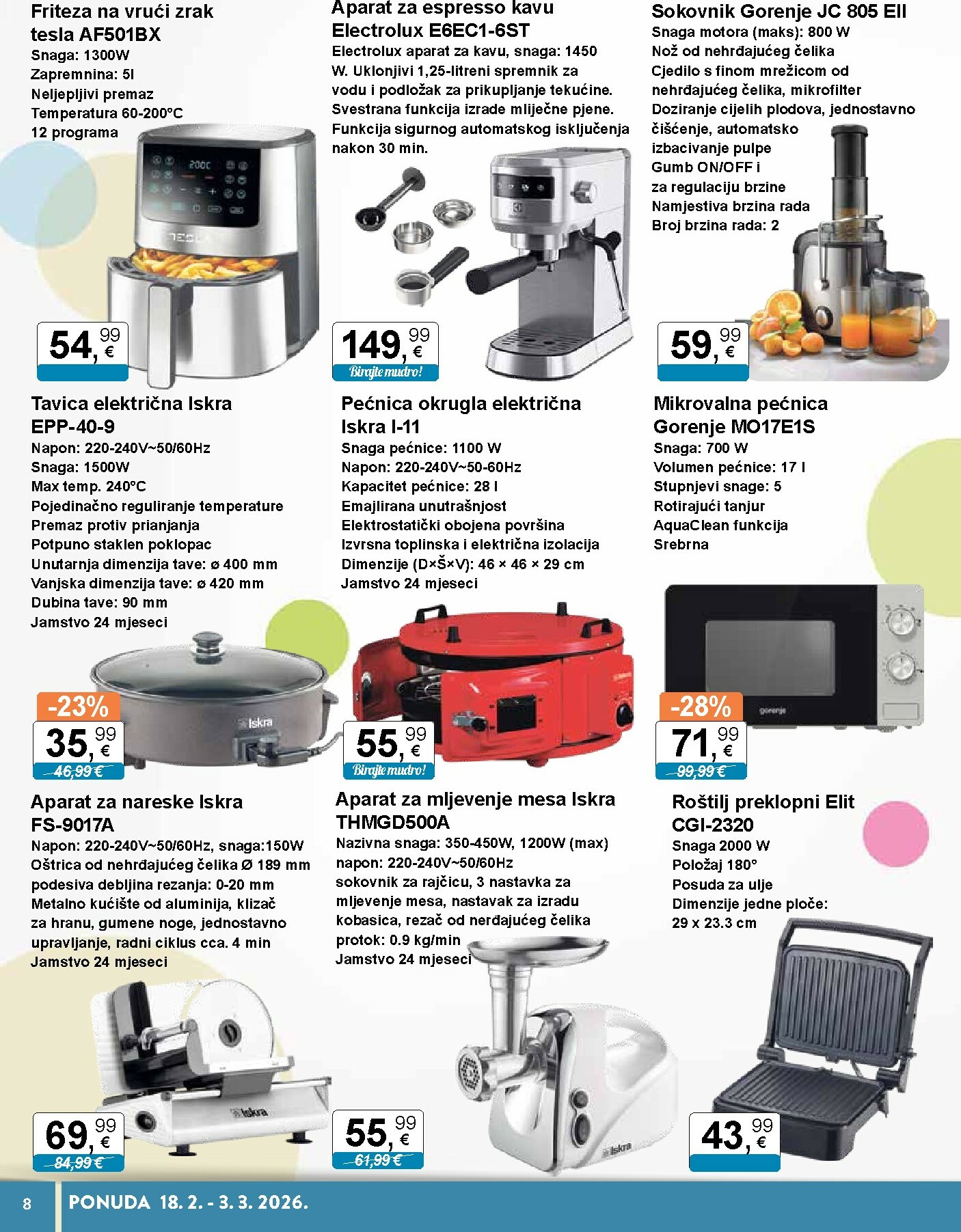 ktc - Prelistajte katalog KTC - Tehnika I Posuđe, vrijedi od 18.02.2026 do 03.03.2026 - page: 8