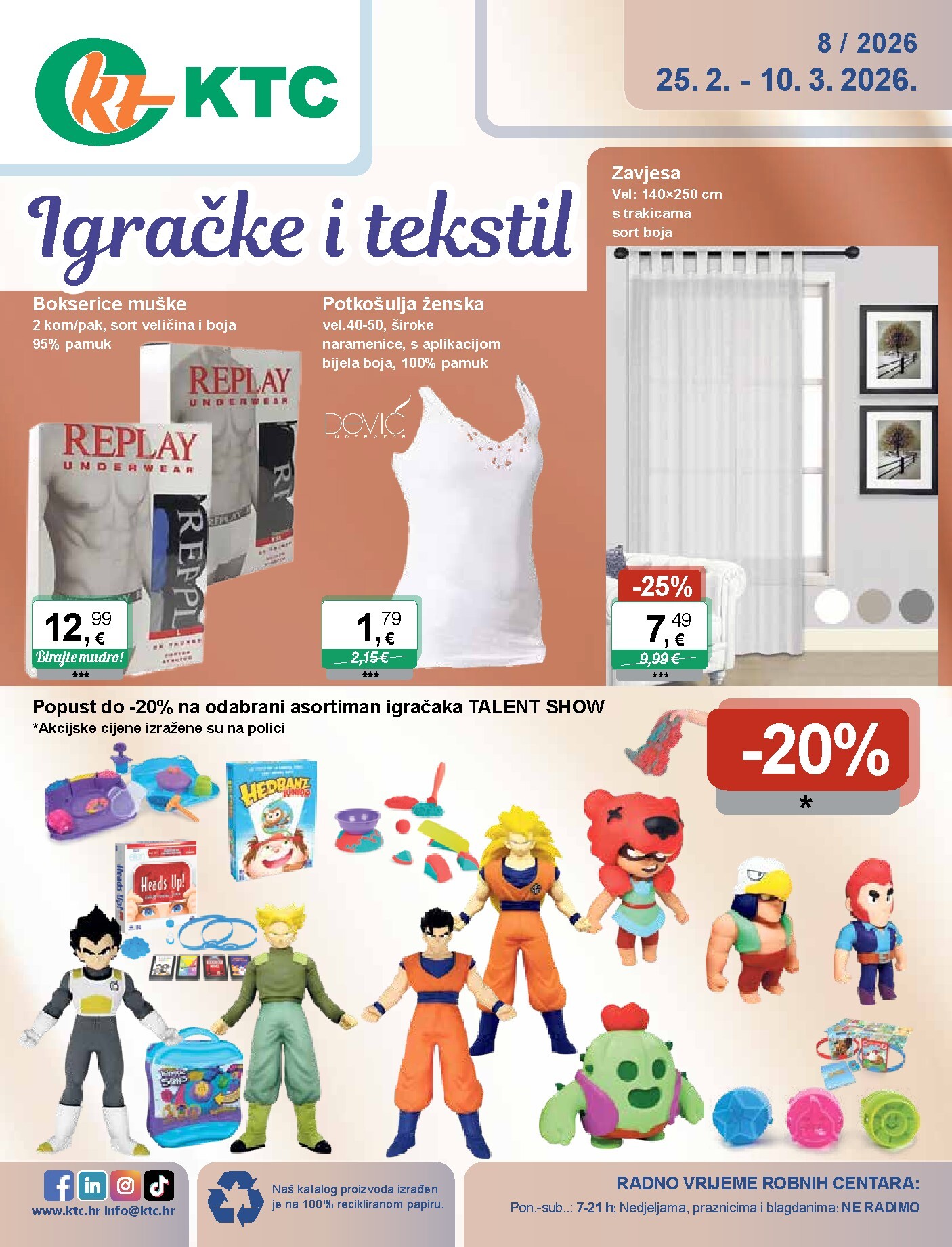 ktc - Prelistajte katalog KTC - Igračke i tekstil, vrijedi od 25.02.2026 do 10.03.2026