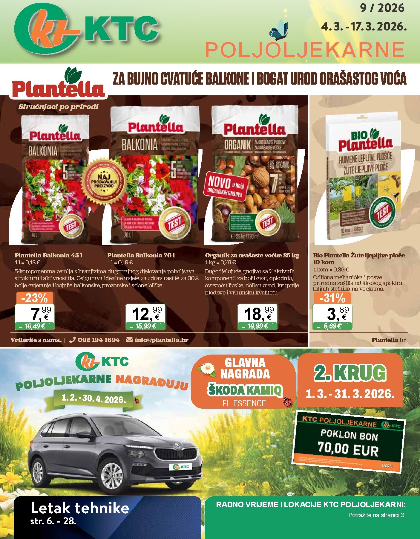 ktc - Prelistajte katalog KTC - Poljoljekarne, vrijedi od 04.03.2026 do 17.03.2026