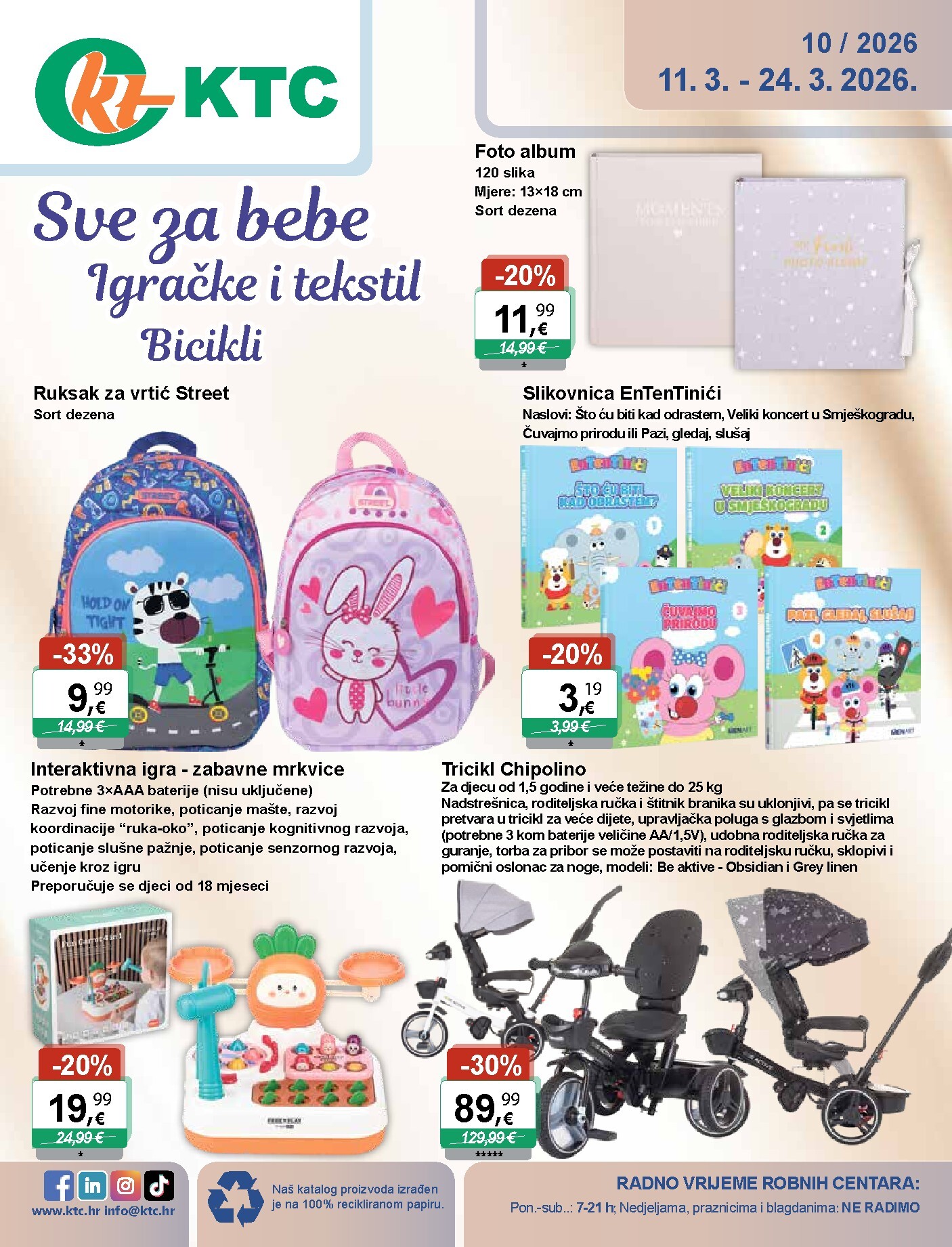ktc - Prelistajte katalog KTC - Igračke i Tekstil, vrijedi od 11.03.2026 do 24.03.2026