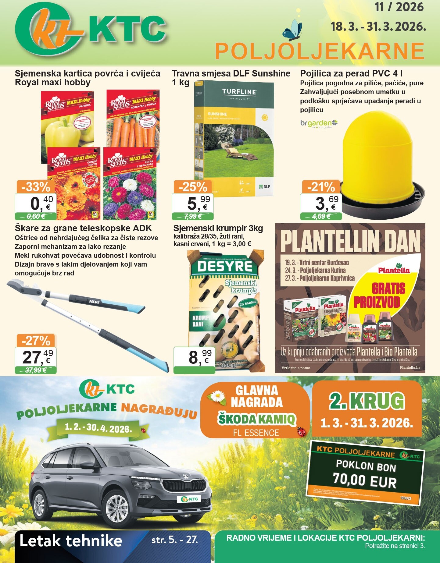 ktc - Prelistajte katalog KTC - Poljoljekarne, vrijedi od 18.03.2026 do 31.03.2026