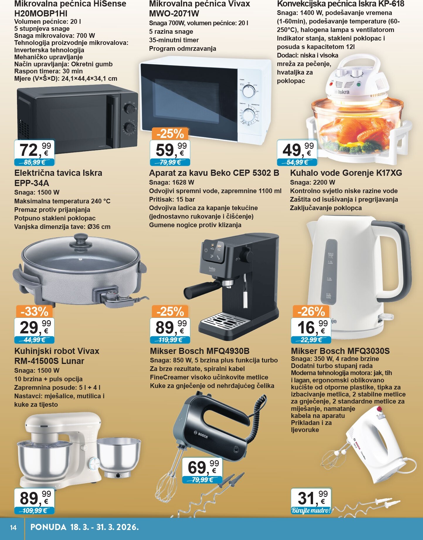 ktc - Prelistajte katalog KTC - Tehnika i posude, vrijedi od 18.03.2026 do 31.03.2026 - page: 10