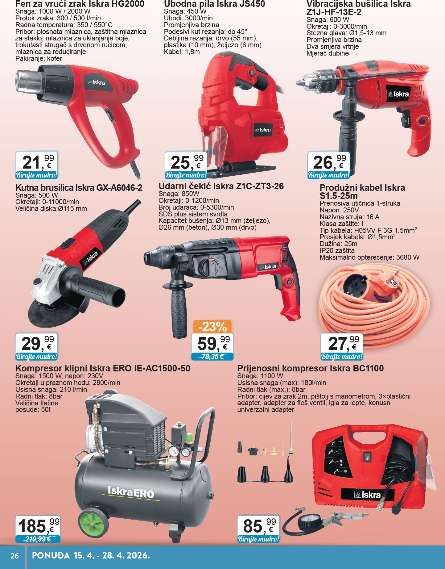 ktc - Budući KTC - Tehnika I Posuđe letak vrijedi od srijede 15.04.2026 do utorka 28.04.2026 - page: 26