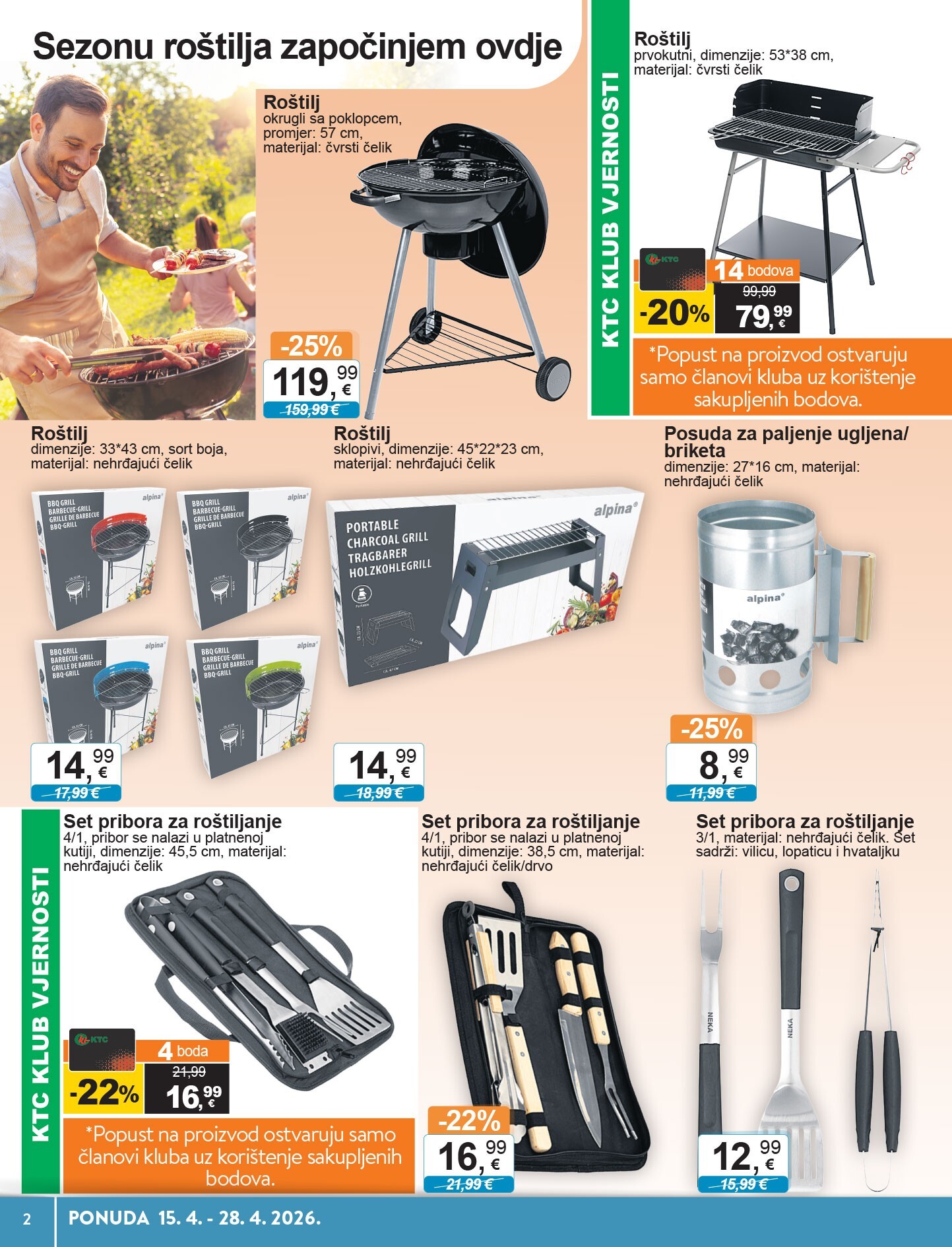 ktc - Budući KTC - Tehnika I Posuđe letak vrijedi od srijede 15.04.2026 do utorka 28.04.2026 - page: 2