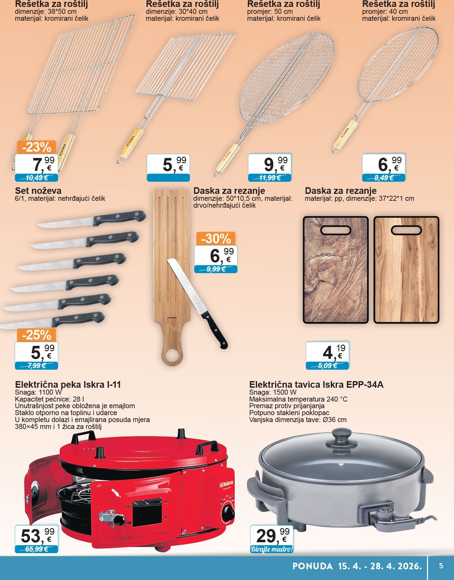 ktc - Budući KTC - Tehnika I Posuđe letak vrijedi od srijede 15.04.2026 do utorka 28.04.2026 - page: 5
