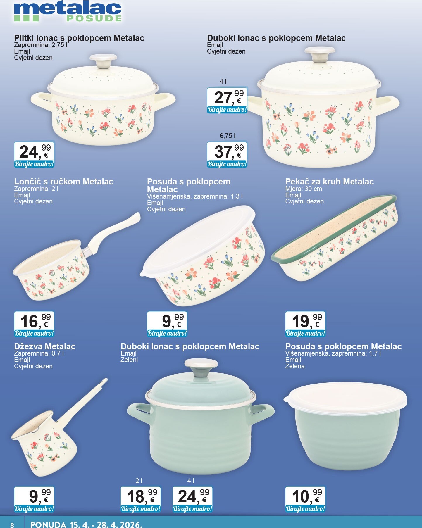 ktc - Budući KTC - Tehnika I Posuđe letak vrijedi od srijede 15.04.2026 do utorka 28.04.2026 - page: 8