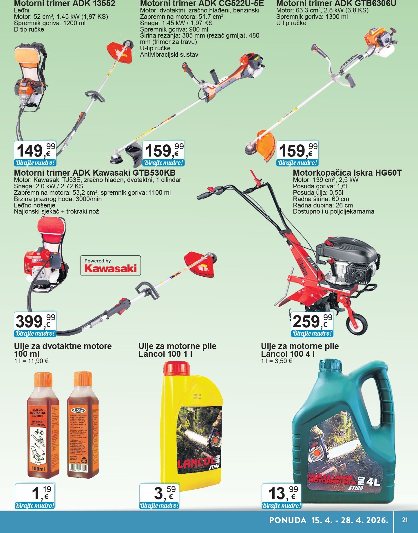 ktc - Budući KTC - Tehnika I Posuđe letak vrijedi od srijede 15.04.2026 do utorka 28.04.2026 - page: 21