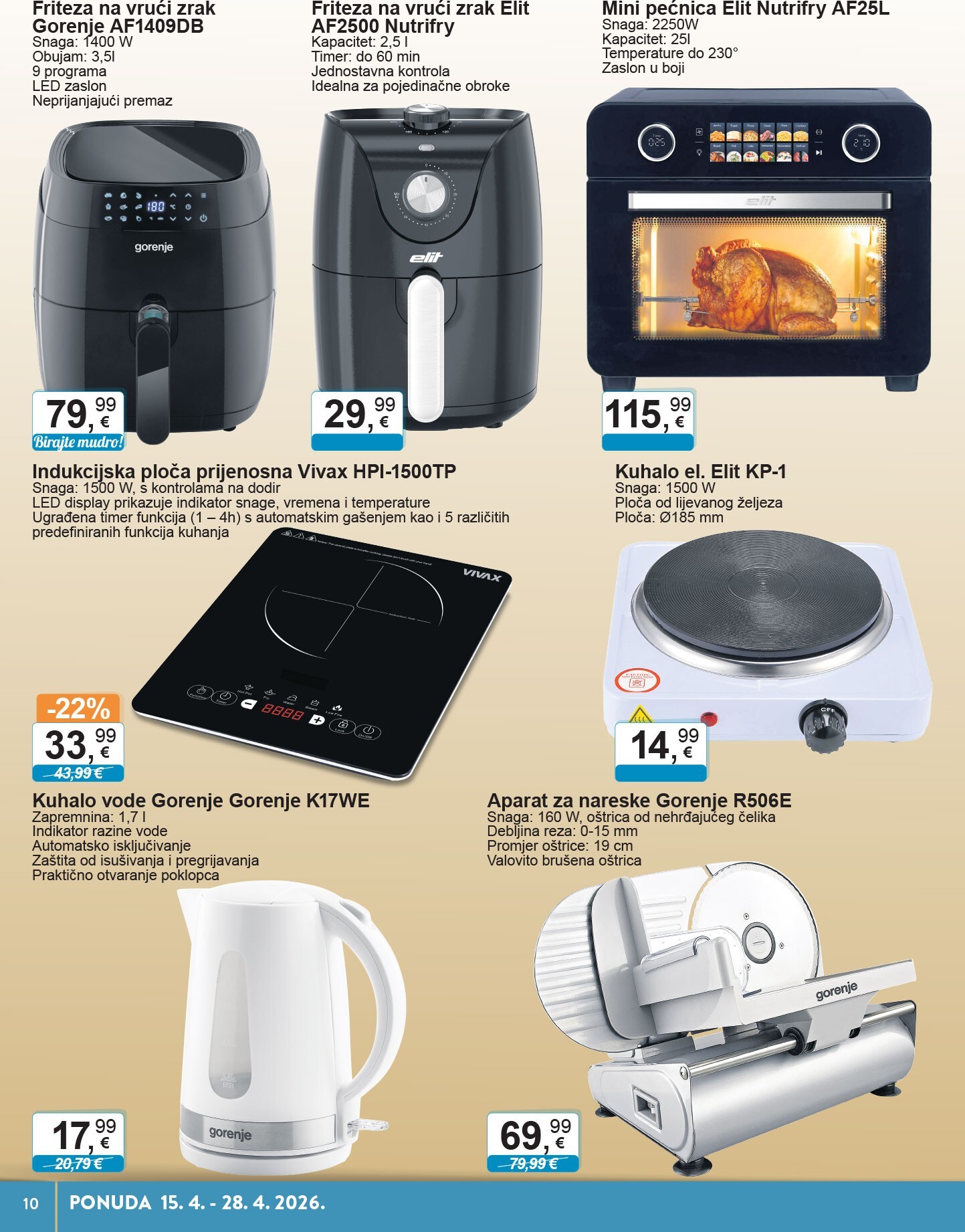 ktc - Budući KTC - Tehnika I Posuđe letak vrijedi od srijede 15.04.2026 do utorka 28.04.2026 - page: 10