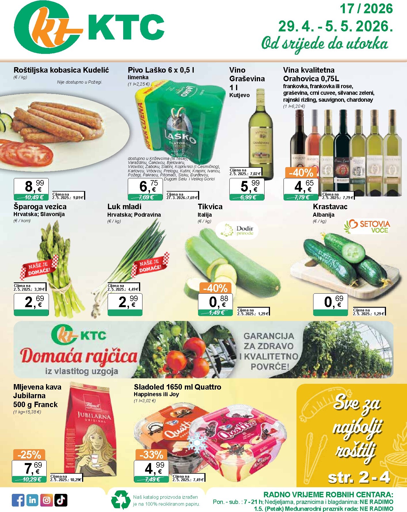 ktc - Budući KTC letak vrijedi od srijede 29.04.2026 do utorka 05.05.2026