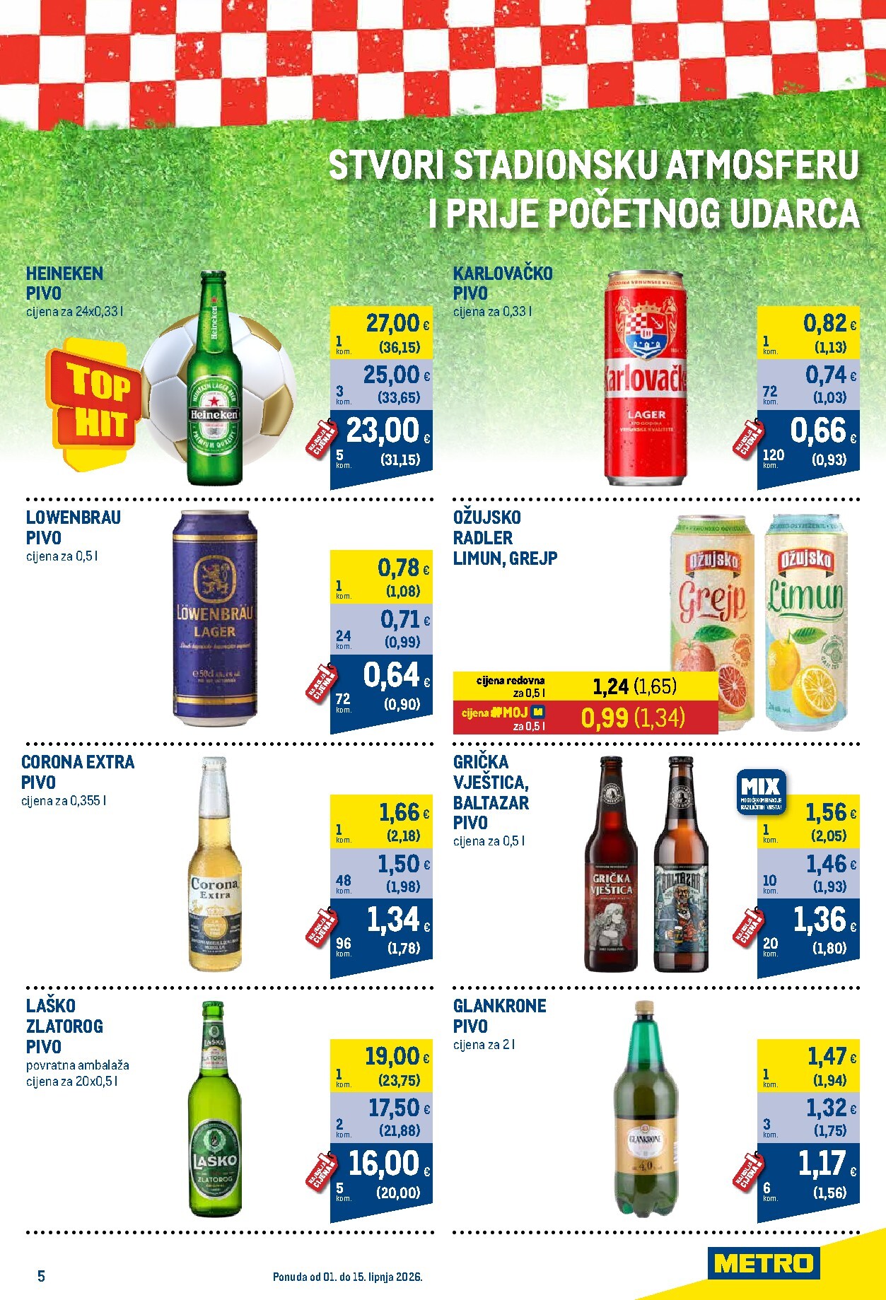 metro - Aktualni katalog Metro - Svjetsko prvenstvo specijal od ponedjeljka, 01.06.2026 do ponedjeljka, 15.06.2026 - page: 5