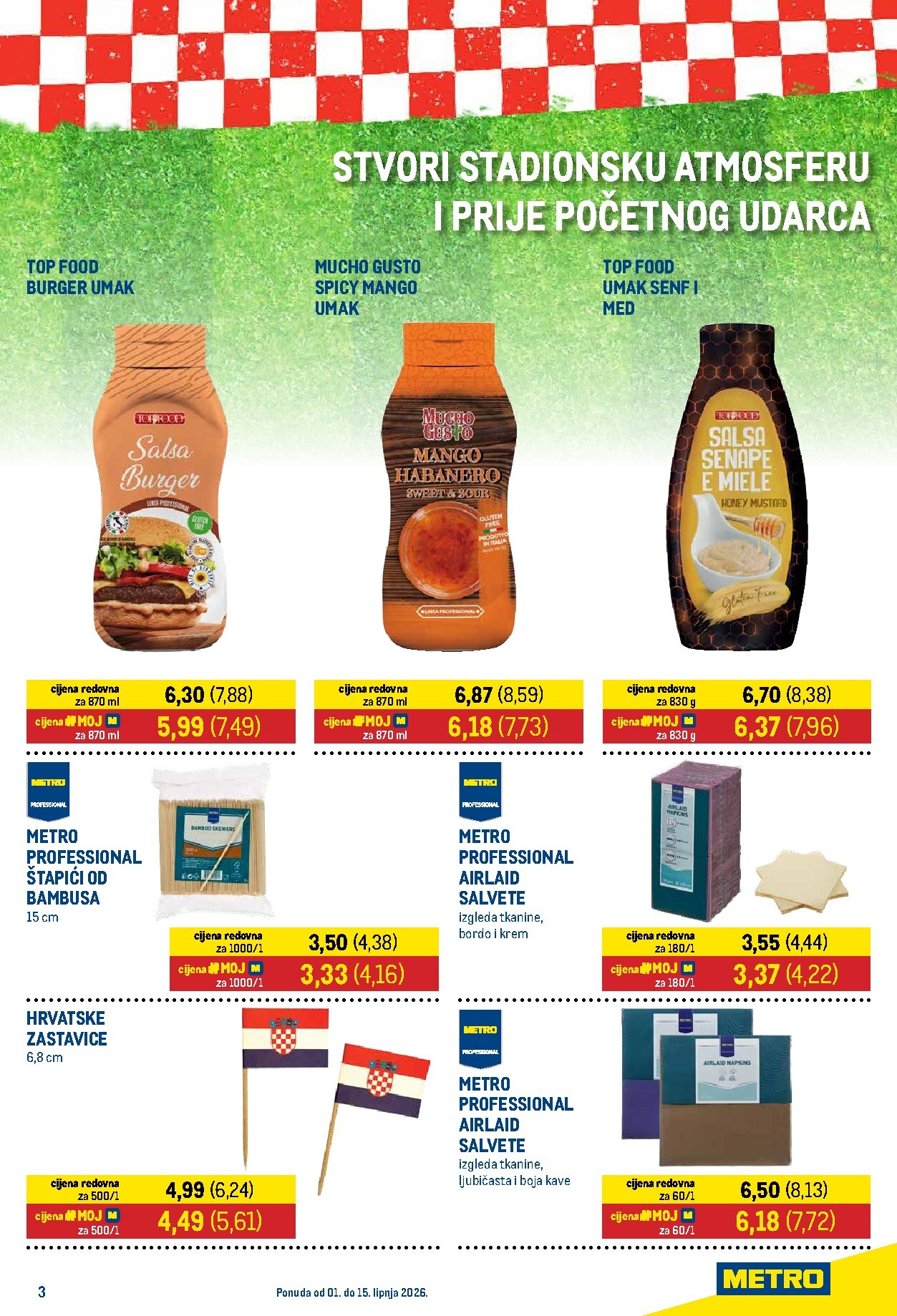 metro - Aktualni katalog Metro - Svjetsko prvenstvo specijal od ponedjeljka, 01.06.2026 do ponedjeljka, 15.06.2026 - page: 3