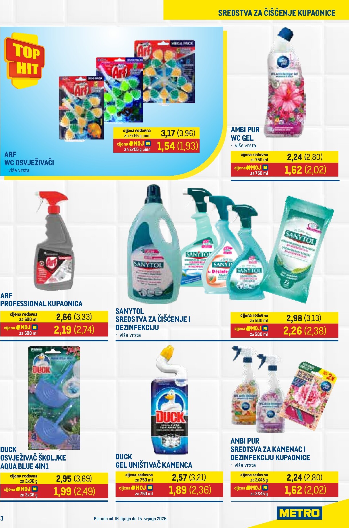 metro - Novi Metro - Sve za čišćenje katalog od utorka, 16.06.2026 do srijede, 15.07.2026 - page: 3