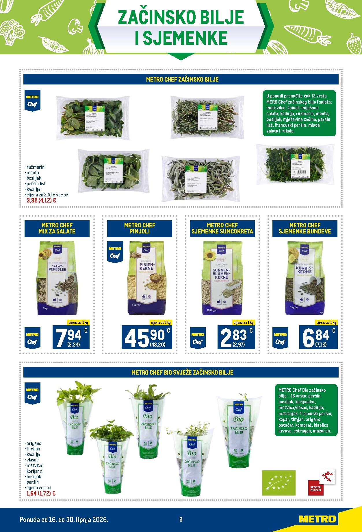 metro - Aktualni katalog Metro - Tri kulinarska znalca od utorka, 16.06.2026 do utorka, 30.06.2026 - page: 9