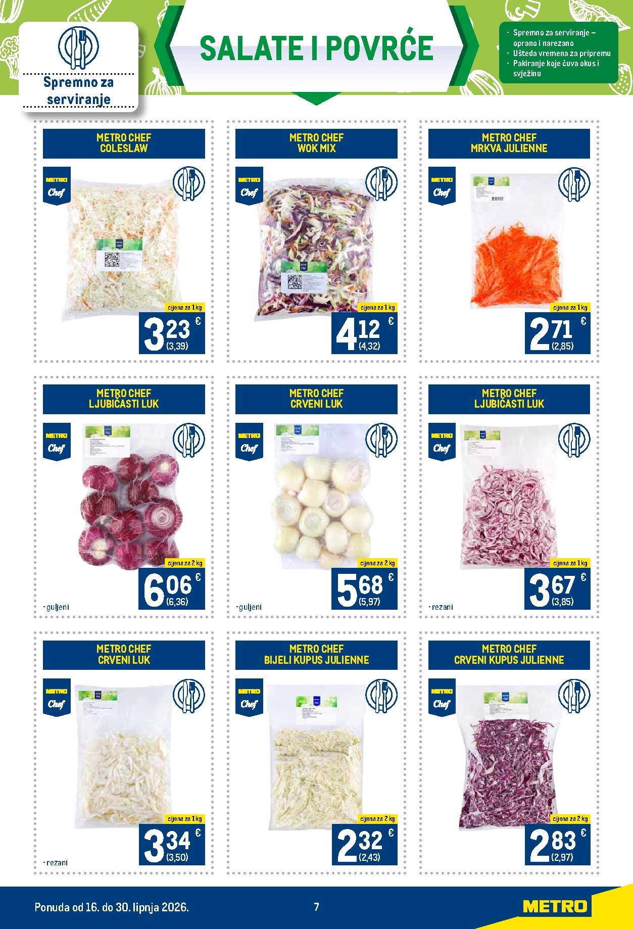 metro - Aktualni katalog Metro - Tri kulinarska znalca od utorka, 16.06.2026 do utorka, 30.06.2026 - page: 7