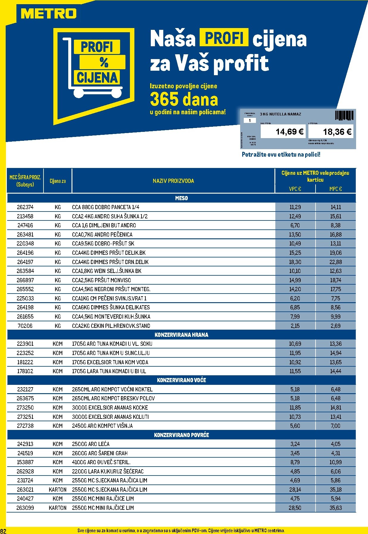 metro - Novi Metro - Profi cijena katalog od srijede, 01.07.2026 do nedjelje, 02.08.2026 - page: 82