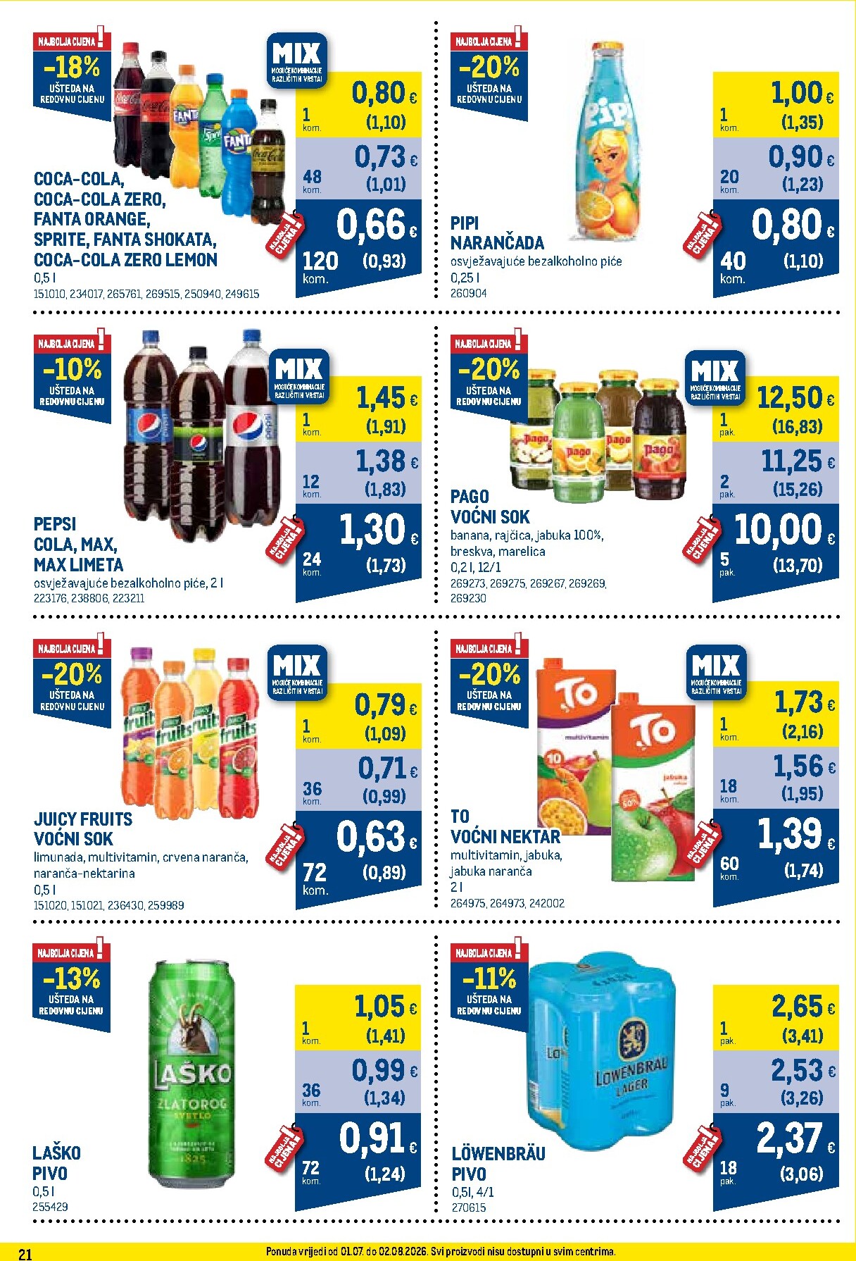 metro - Novi Metro - Profi cijena katalog od srijede, 01.07.2026 do nedjelje, 02.08.2026 - page: 21