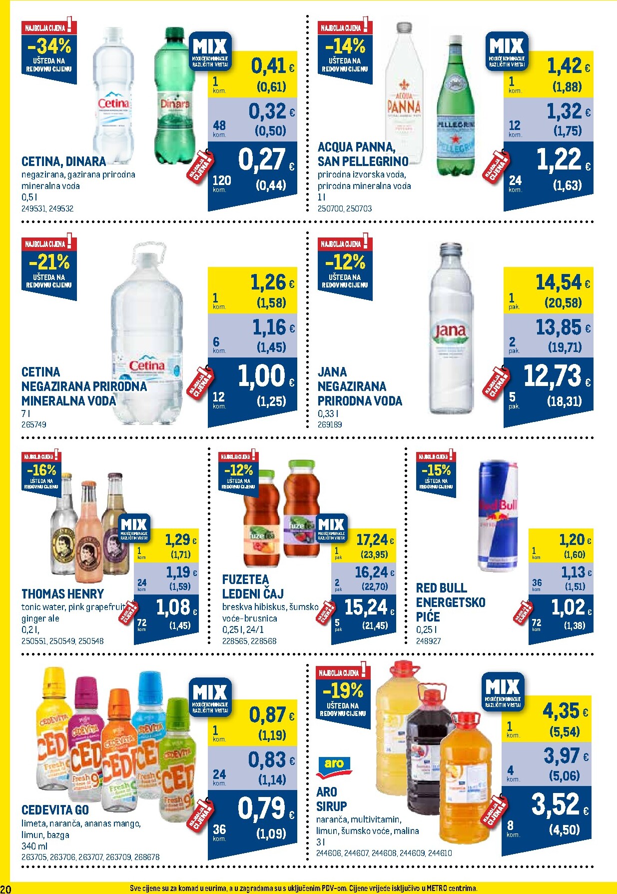 metro - Novi Metro - Profi cijena katalog od srijede, 01.07.2026 do nedjelje, 02.08.2026 - page: 20