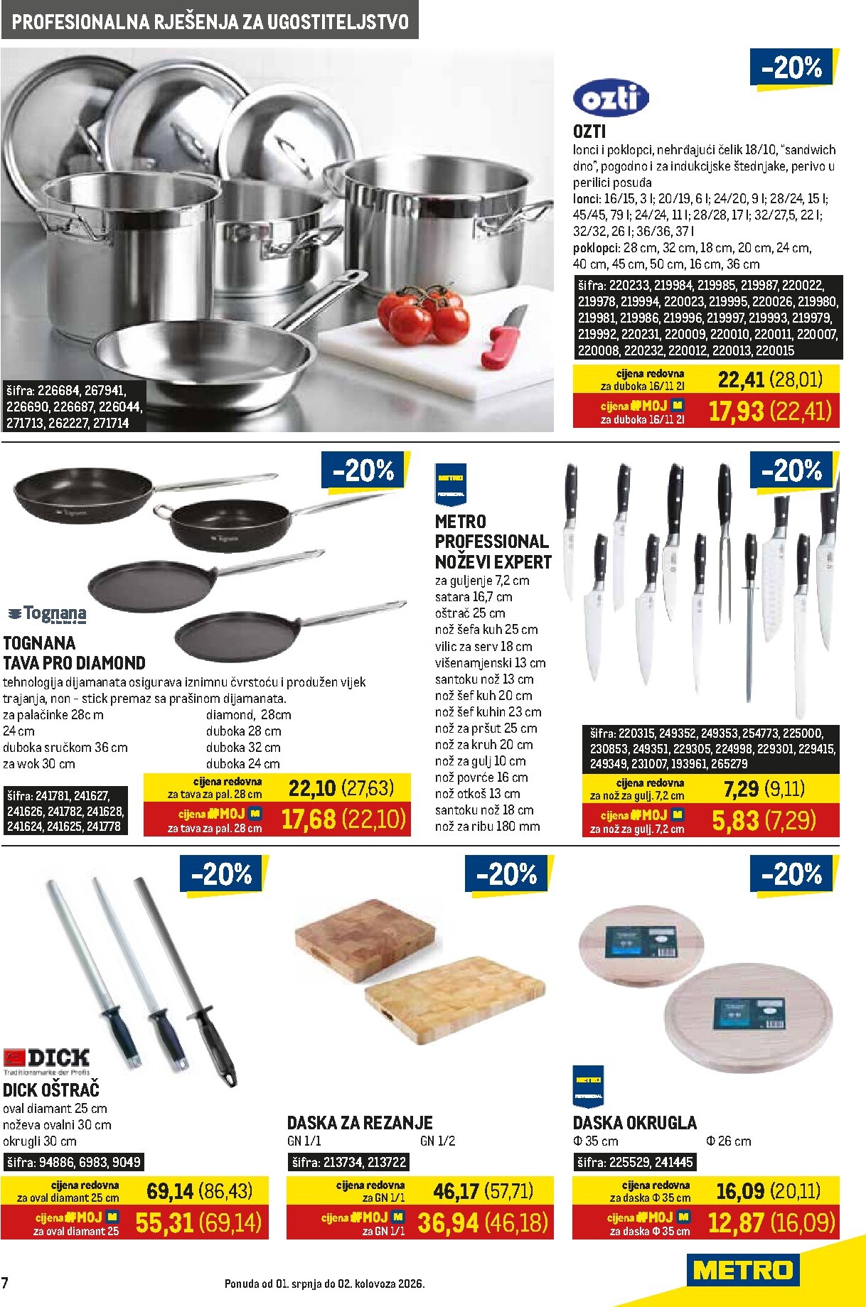 metro - Novi Metro - Gastro katalog od srijede, 01.07.2026 do nedjelje, 02.08.2026 - page: 7