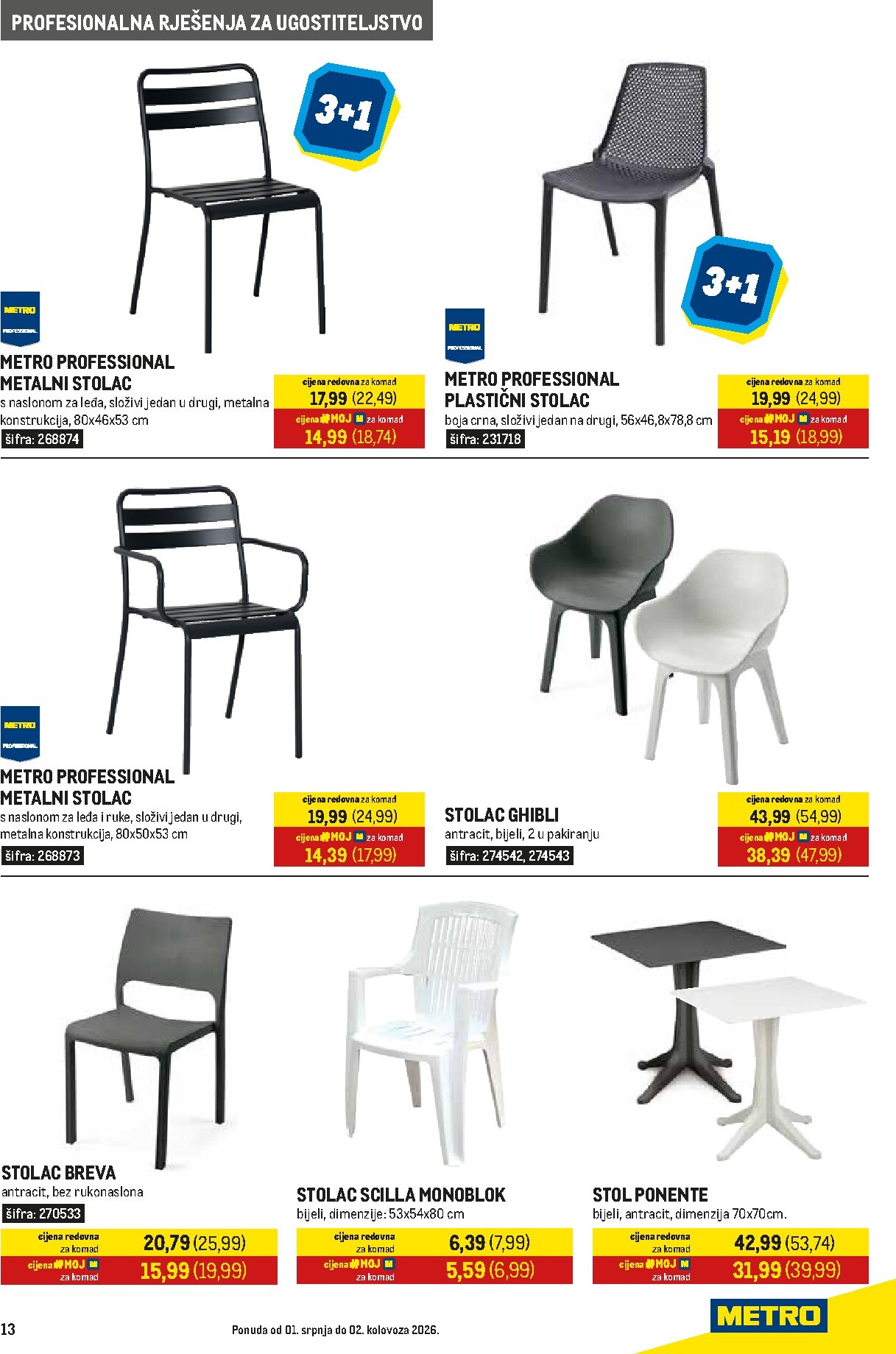 metro - Novi Metro - Gastro katalog od srijede, 01.07.2026 do nedjelje, 02.08.2026 - page: 13