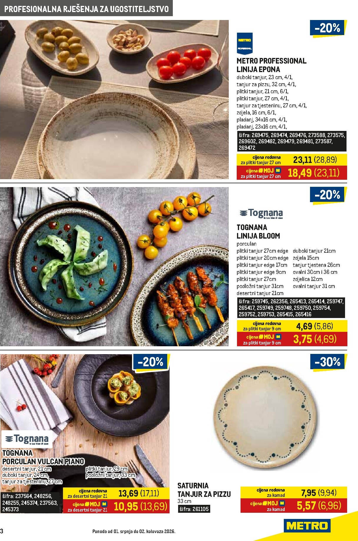 metro - Novi Metro - Gastro katalog od srijede, 01.07.2026 do nedjelje, 02.08.2026 - page: 3