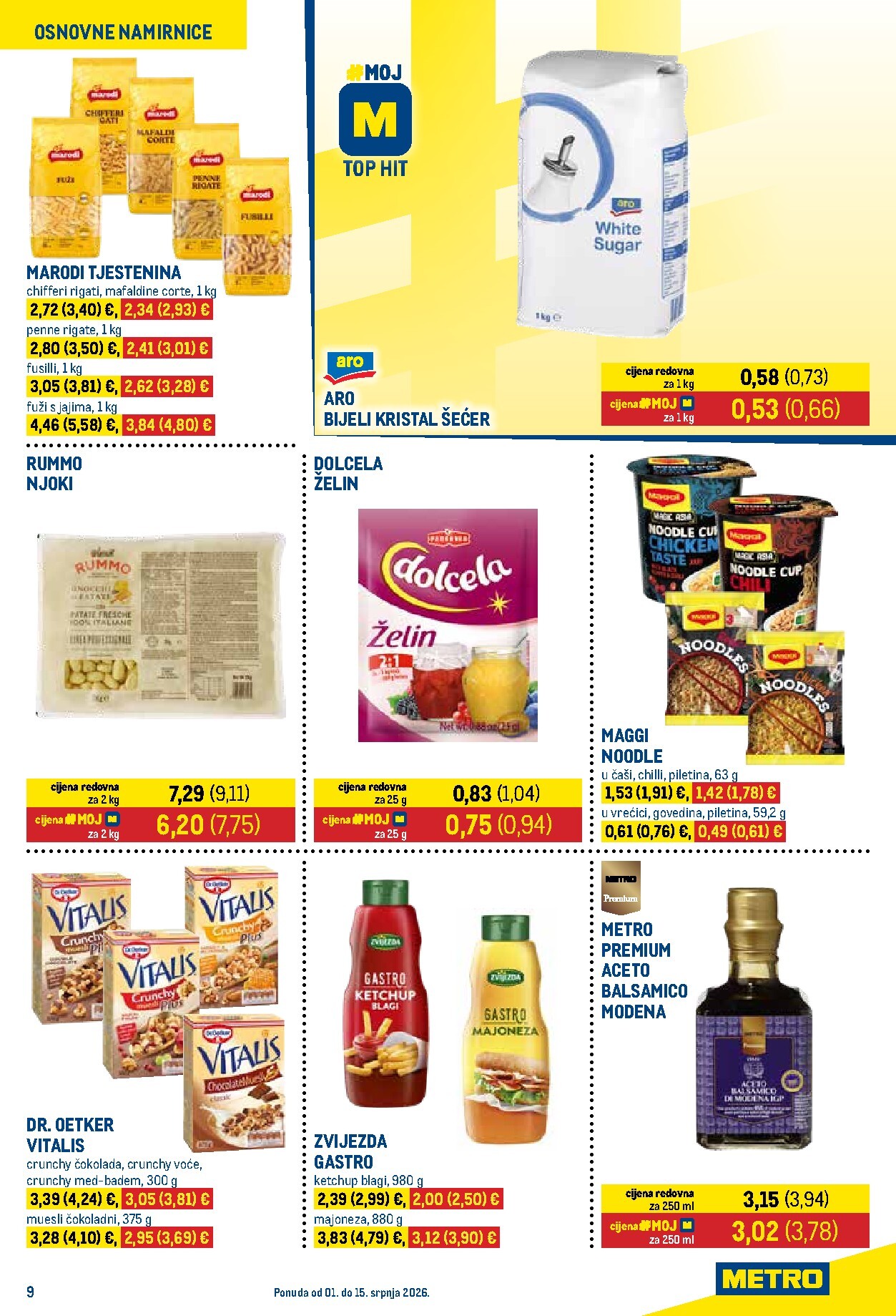 metro - Novi Metro - Prehrana i neprehrana katalog od srijede, 01.07.2026 do srijede, 15.07.2026 - page: 9