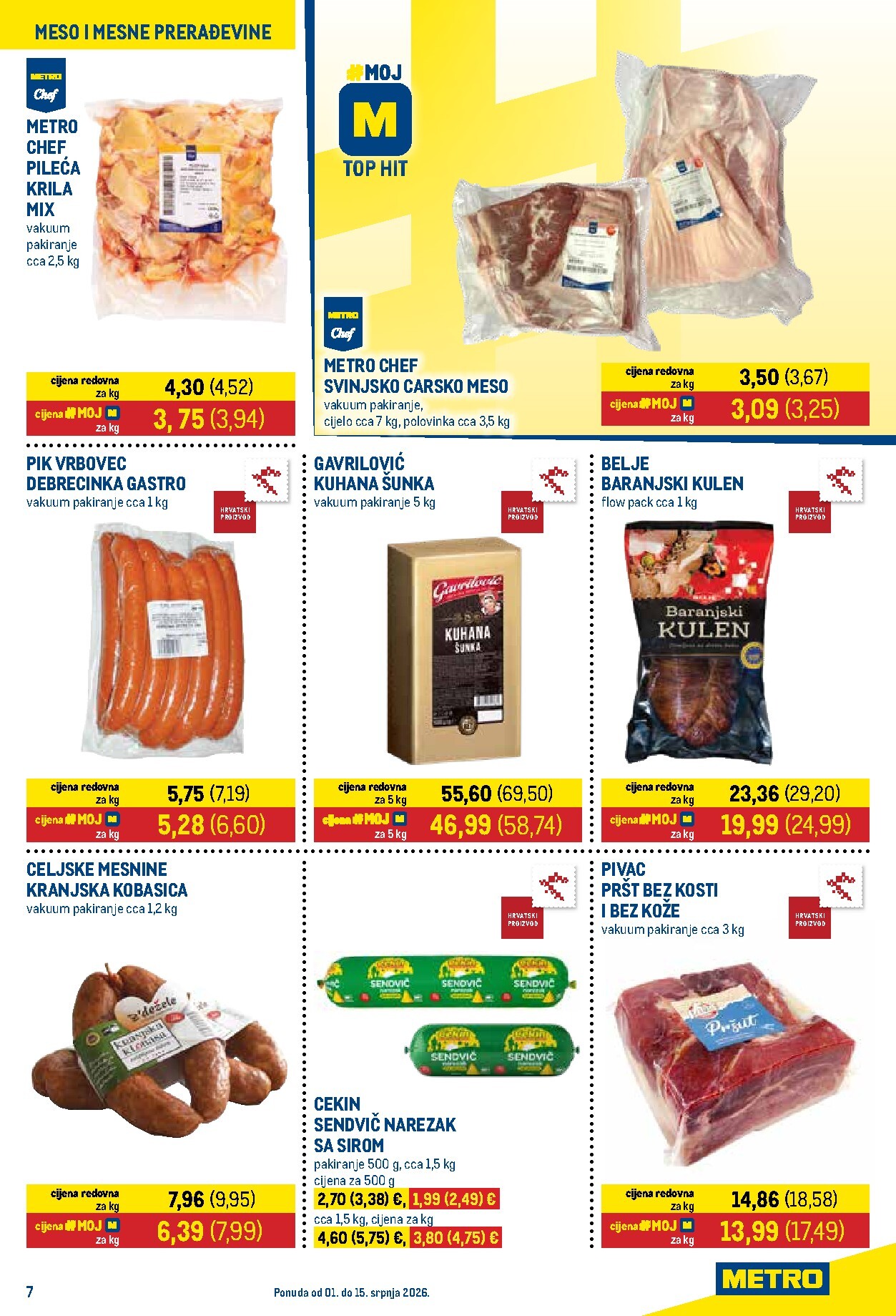 metro - Novi Metro - Prehrana i neprehrana katalog od srijede, 01.07.2026 do srijede, 15.07.2026 - page: 7