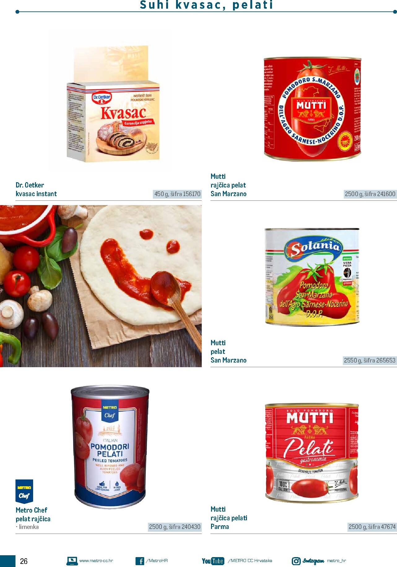 metro - Aktualni katalog Metro - Poslovna rješenja - Pizzeria od ponedjeljka, 06.07.2026 do četvrtka, 31.12.2026 - page: 26