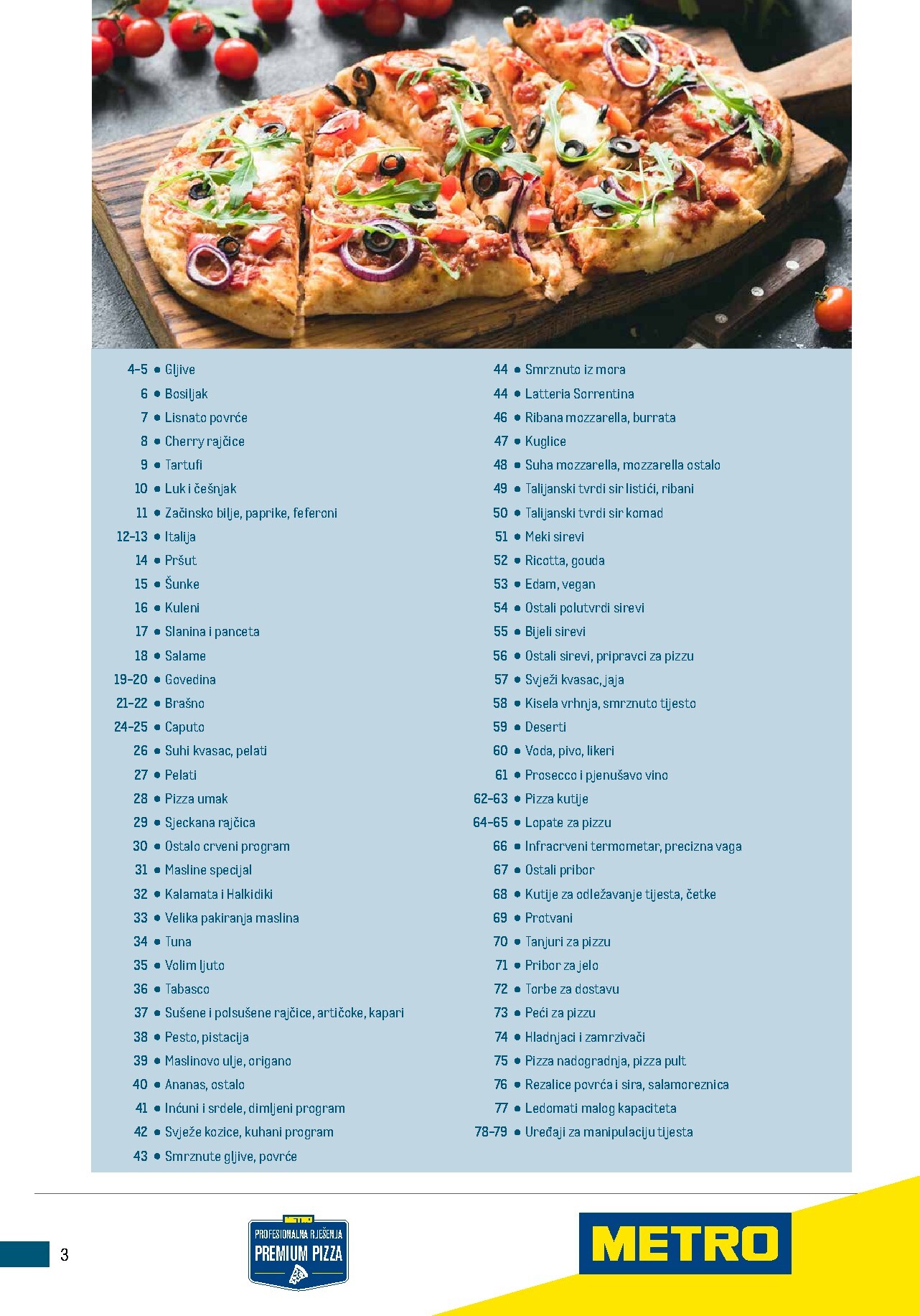metro - Aktualni katalog Metro - Poslovna rješenja - Pizzeria od ponedjeljka, 06.07.2026 do četvrtka, 31.12.2026 - page: 3