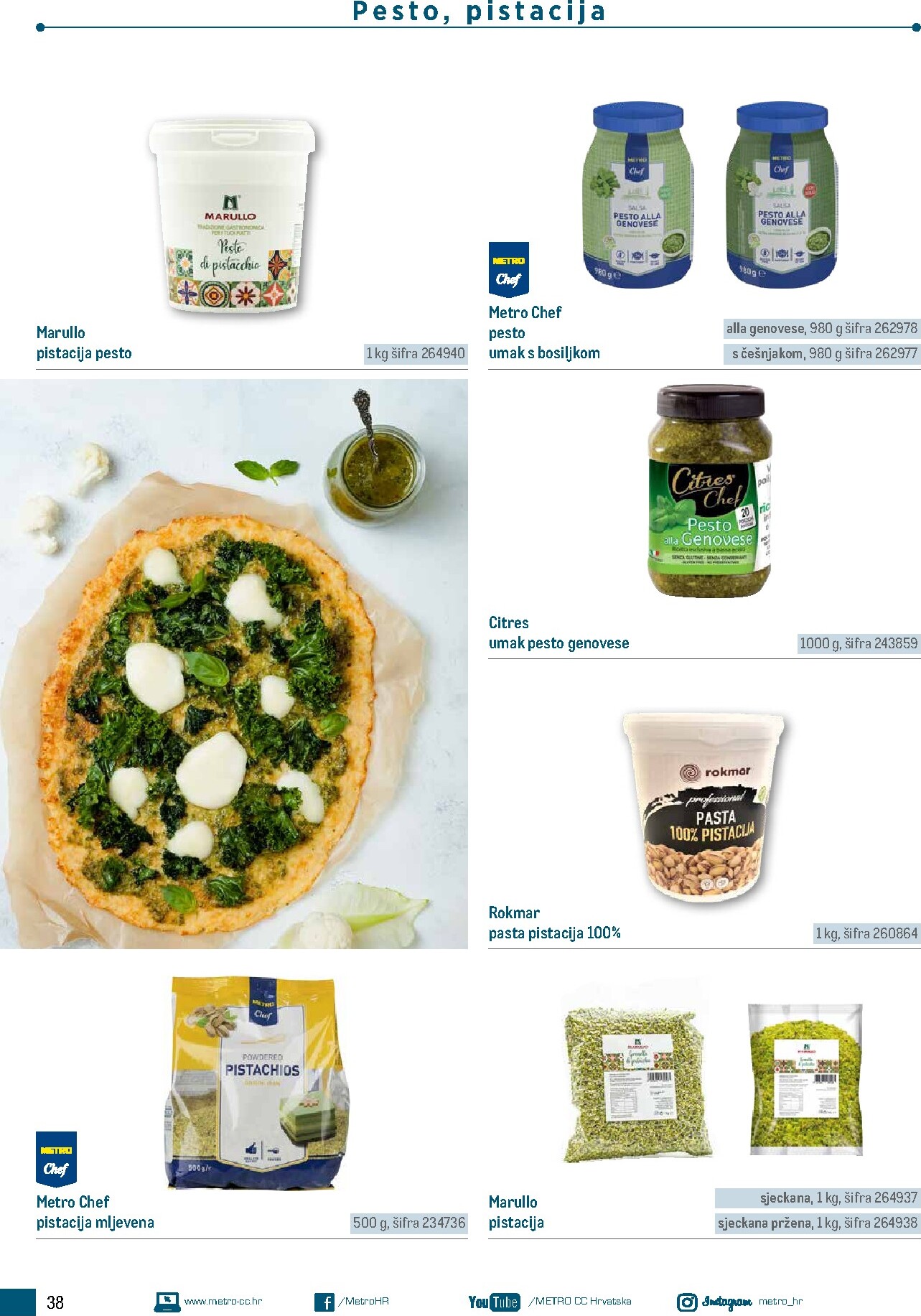 metro - Aktualni katalog Metro - Poslovna rješenja - Pizzeria od ponedjeljka, 06.07.2026 do četvrtka, 31.12.2026 - page: 38