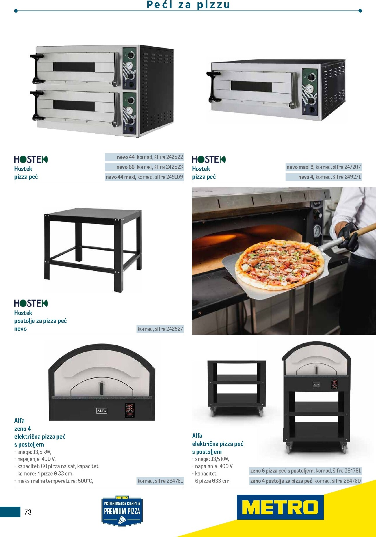 metro - Aktualni katalog Metro - Poslovna rješenja - Pizzeria od ponedjeljka, 06.07.2026 do četvrtka, 31.12.2026 - page: 73