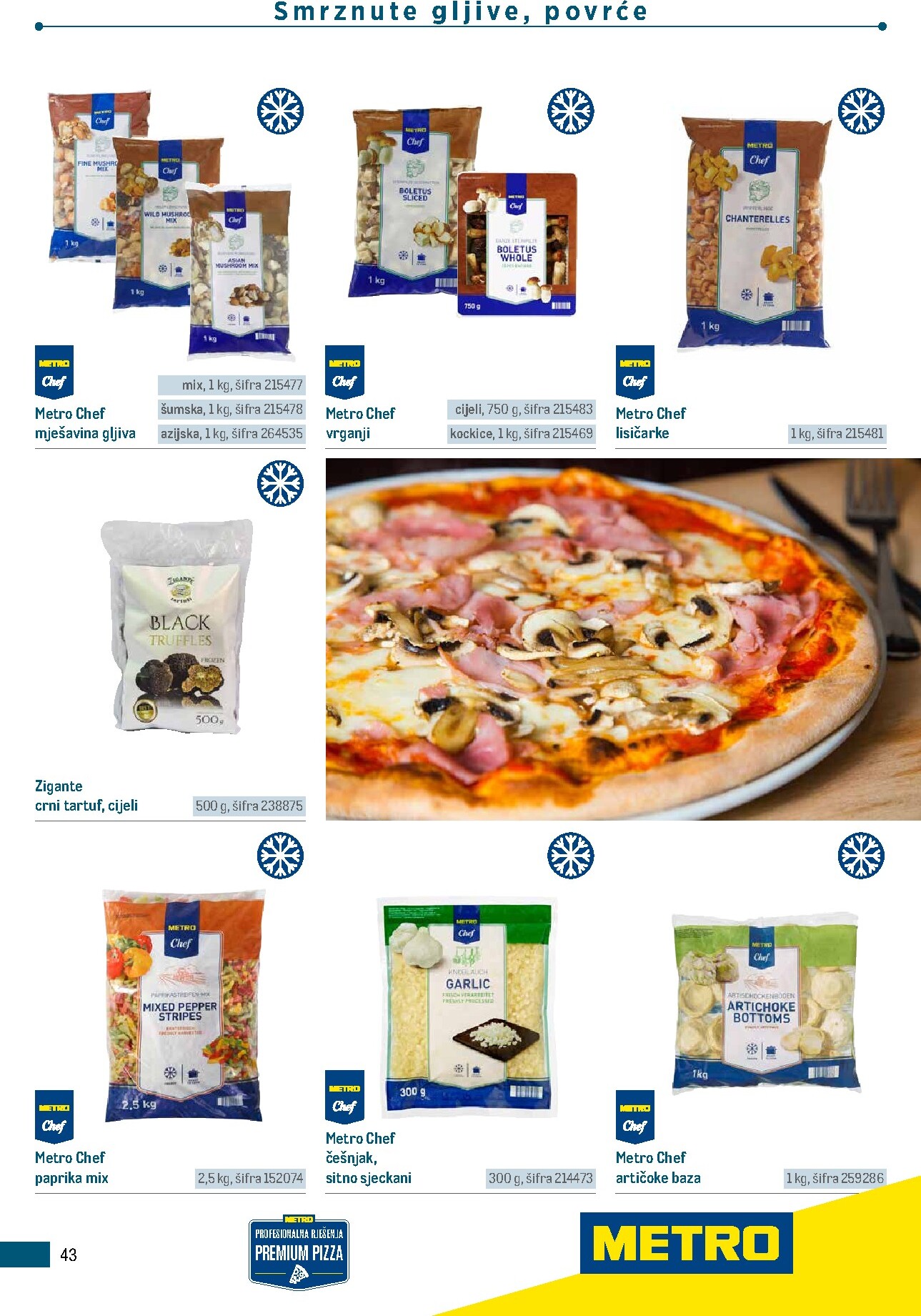 metro - Aktualni katalog Metro - Poslovna rješenja - Pizzeria od ponedjeljka, 06.07.2026 do četvrtka, 31.12.2026 - page: 43